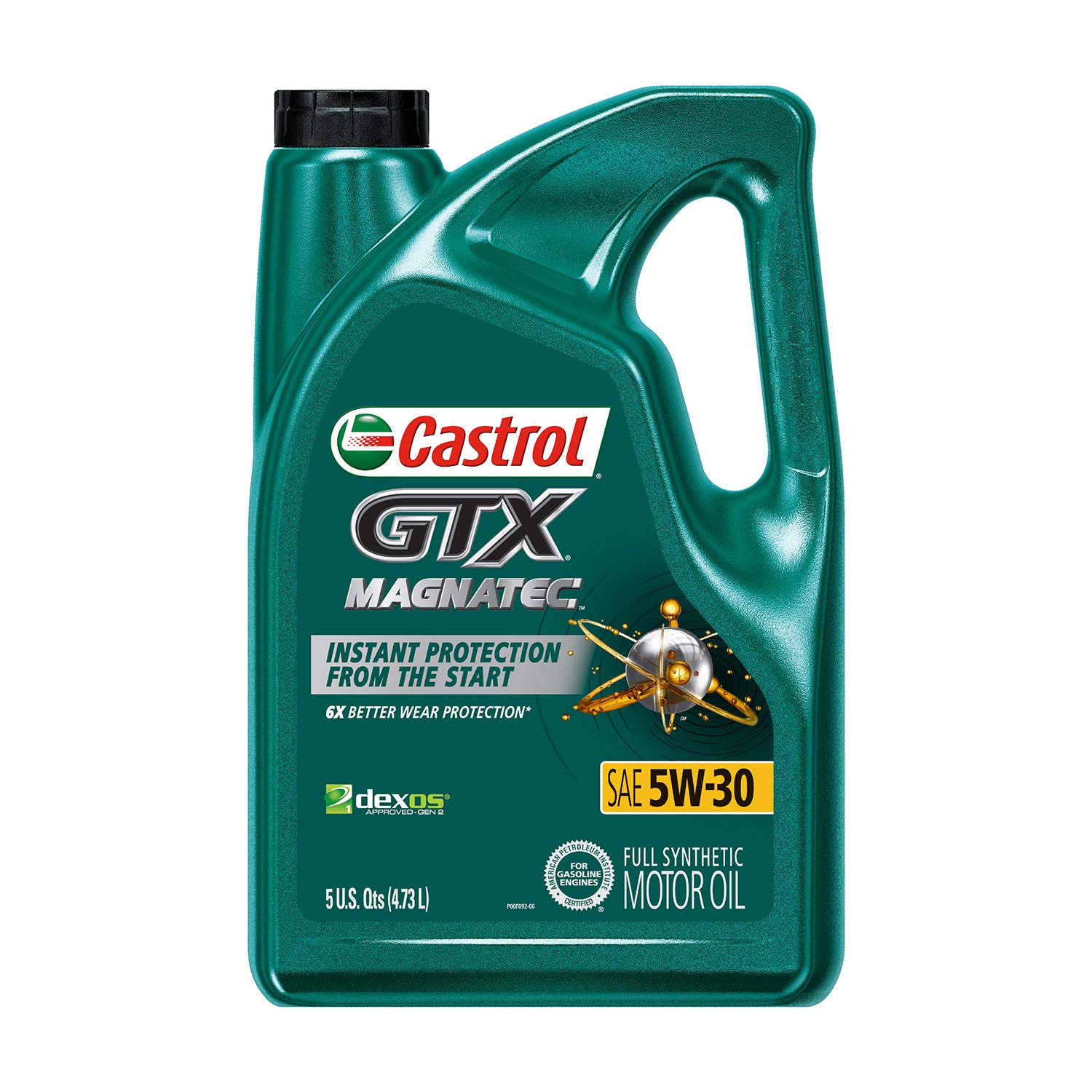 Castrol GTX MAGNATEC 5W-30 Full Synthetic Motor Oil - 5 Quart (3 Pack) | Advanced Engine Protection for Cars, Trucks & SUVs | Ideal for High Mileage, Extreme Temperatures & Stop-and-Go Driving