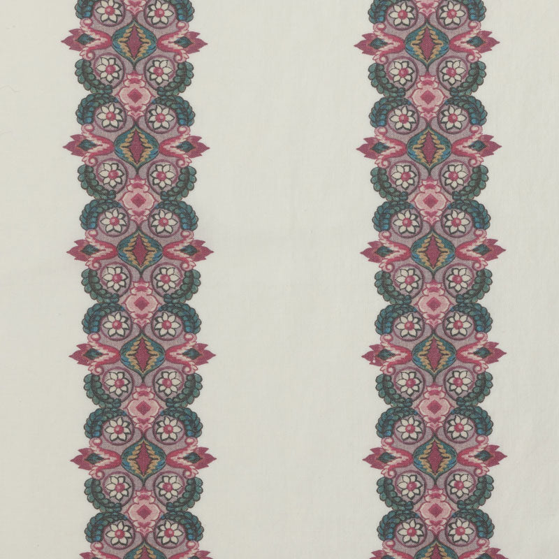 Balazuc Morocco Stripe Linen Fabric Samples in Ivory - Premium Textile for Upholstery, Curtains & Home Decor Projects