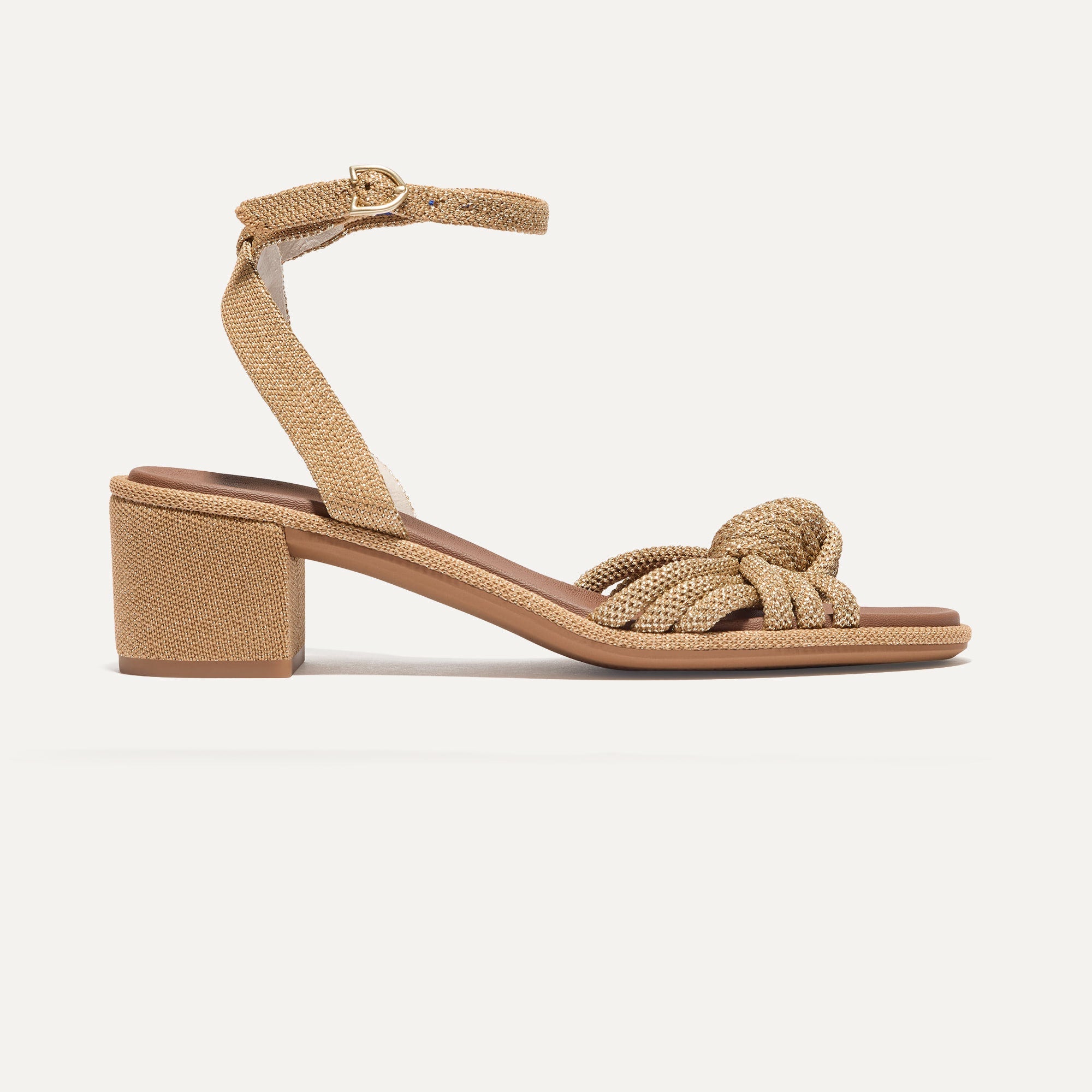 Golden Sun Knot Sandals for Women - Comfortable Bohemian Beach Wedding Shoes - Perfect for Summer, Vacation, and Outdoor Events
