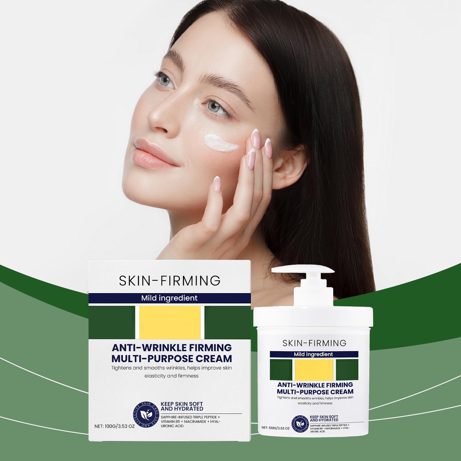 Pearliss Advanced Firming & Wrinkle-Reducing Cream - Anti-Aging Face Serum for All Skin Types | Skin Tightening & Rejuvenating Treatment for Day & Night Use