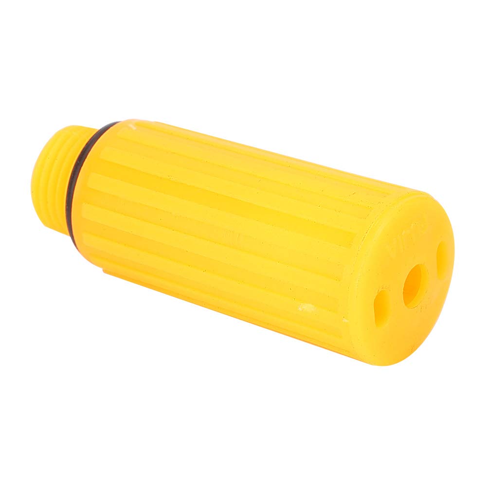 5pcs 0.61 Inch Yellow Air Compressor Vent Rods - Oil Suction Hole Breather Vents for Air Pump Heads | Durable Compressor Accessories for Industrial & Home Workshop Use