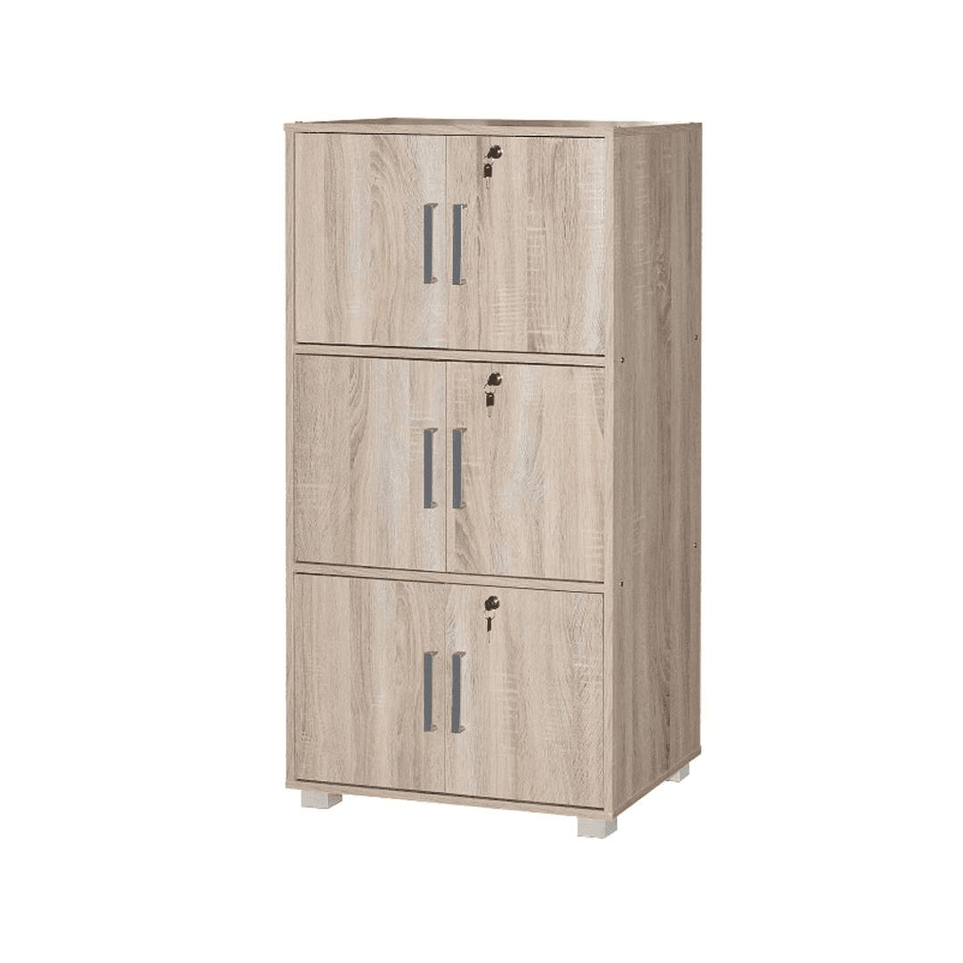 Koen II 3-Tier Storage Cabinet - Organizer for Home, Office, Closet & Bathroom - Space Saving Shelf Unit for Books, Toys, Clothes & More