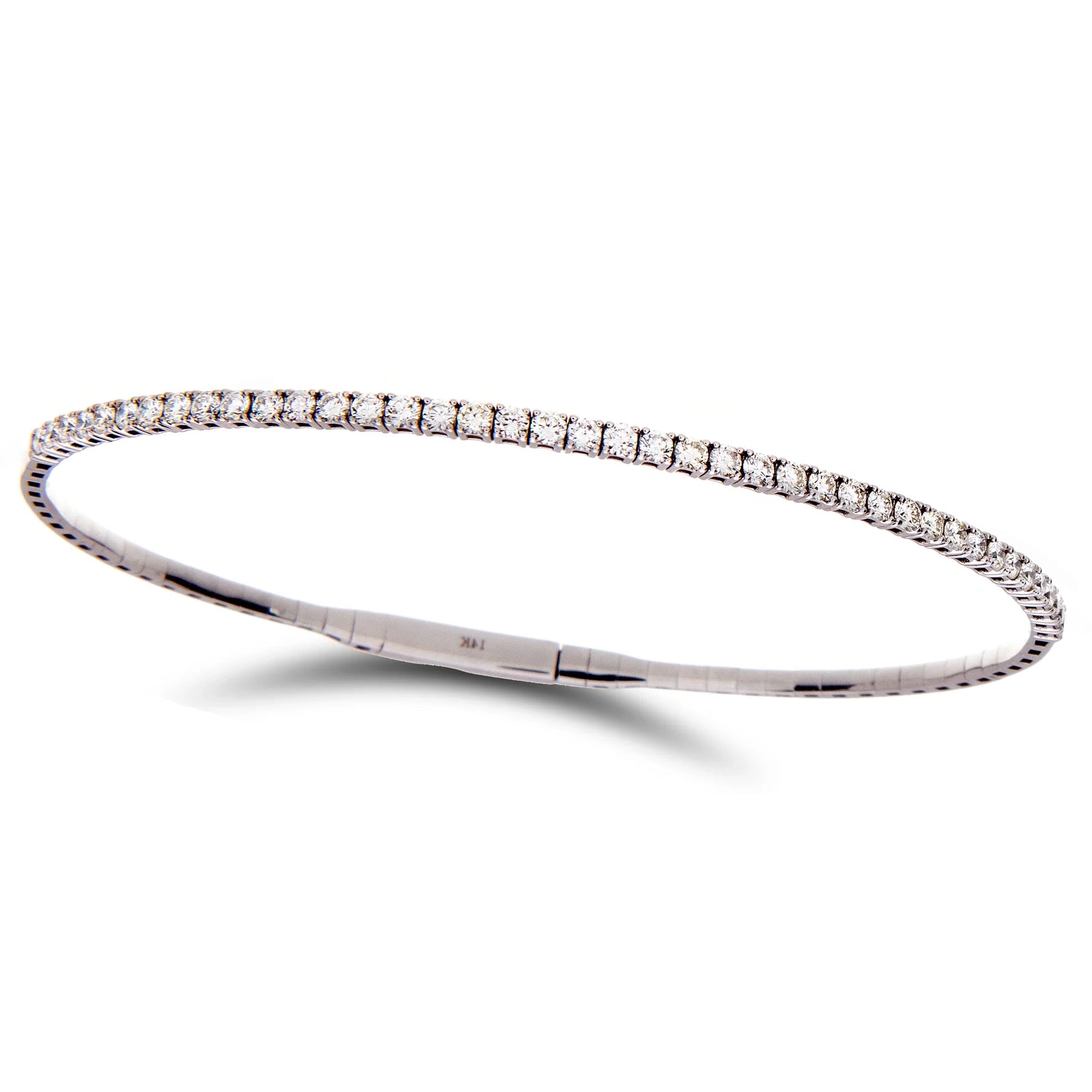 Flexible Diamond Tennis Bracelet for Women - Elegant Stackable Bangle Jewelry for Daily Wear & Special Occasions