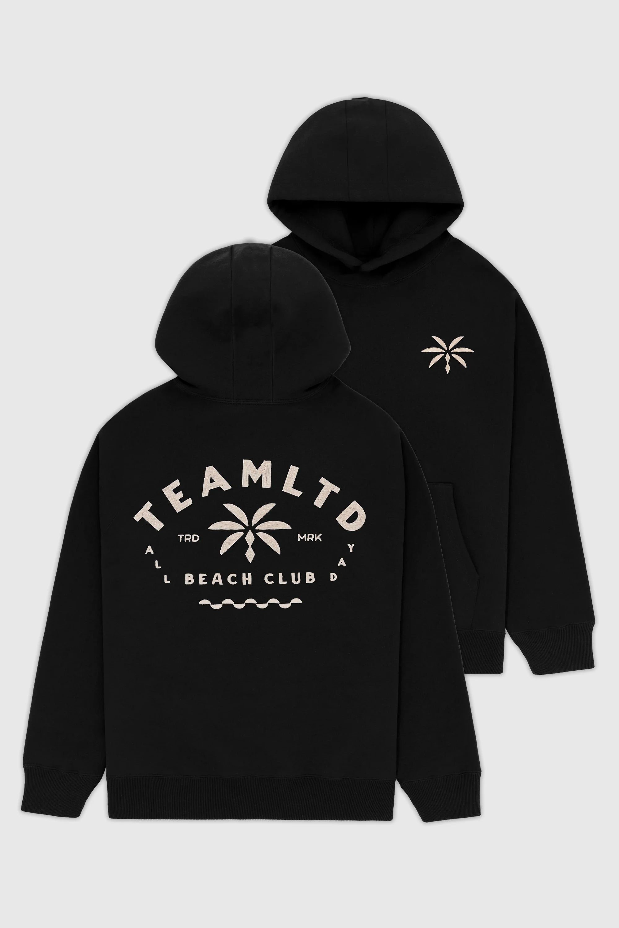 Premium Heavyweight Hoodie for Men & Women - Soft Fleece Beach Club Pullover - Cozy Casual Wear for Outdoor Activities, Lounging & Travel