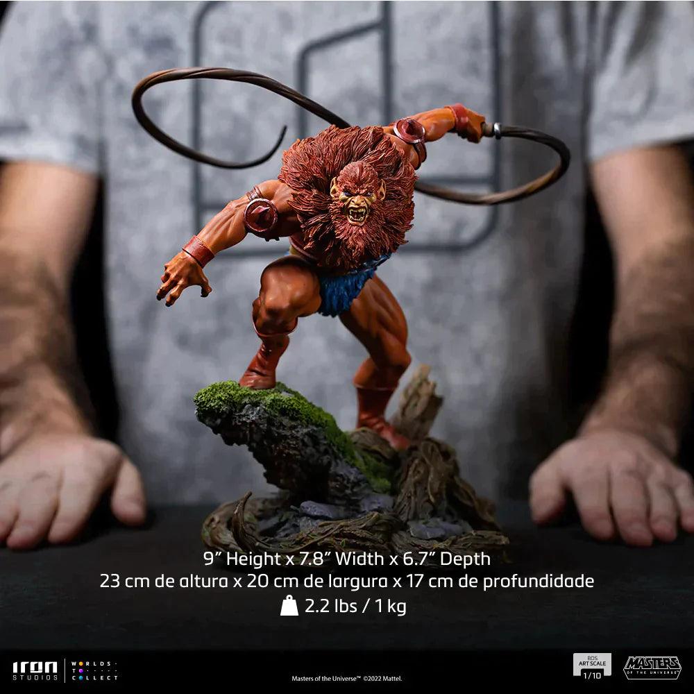 Iron Studios Masters of the Universe Beast Man BDS Art Scale 1/10 Statue - Collectible Action Figure for Display & Home Decor