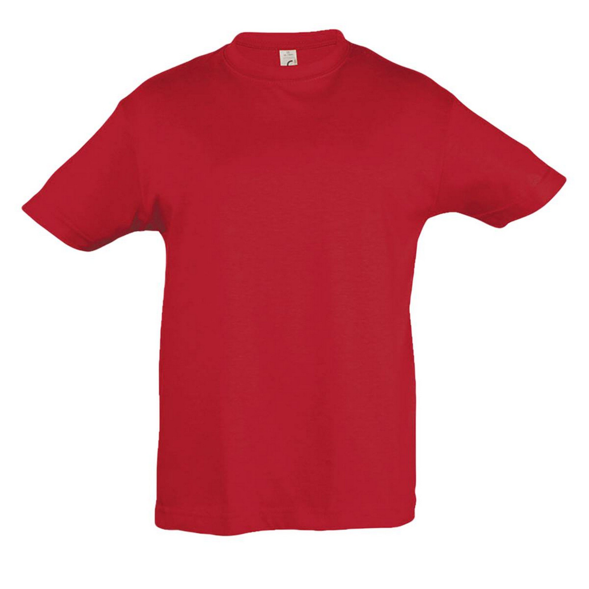SOLS Boys Regent Cotton Short Sleeve T-Shirt - Size 12 Years - White | Comfortable Casual Tee for Kids, School, Play & Everyday Wear