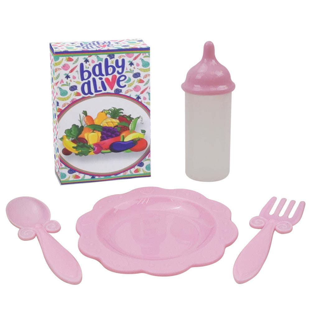 Baby Alive Doll Highchair Set - Interactive Feeding Toy for Toddlers Ages 3+ | Pretend Play Kitchen Accessory for Imaginative Playtime