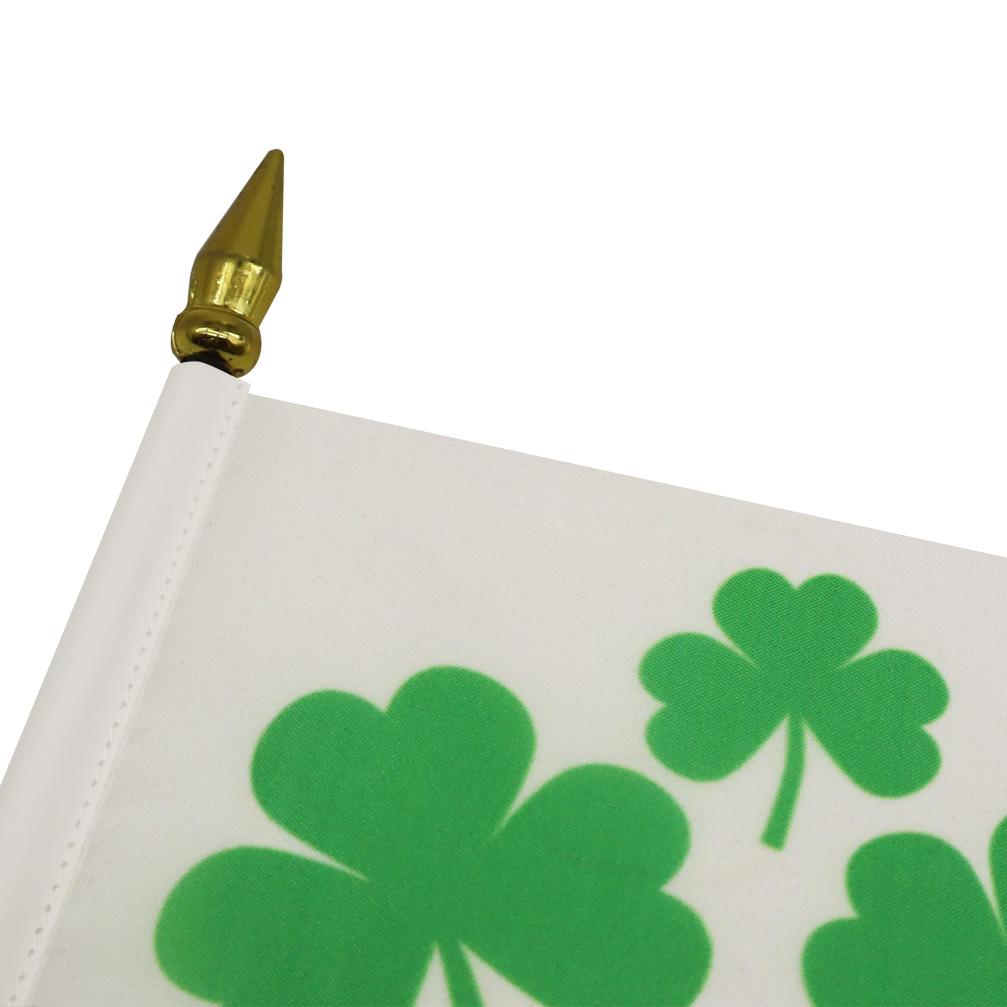 Irish Shamrock Table Flag 4