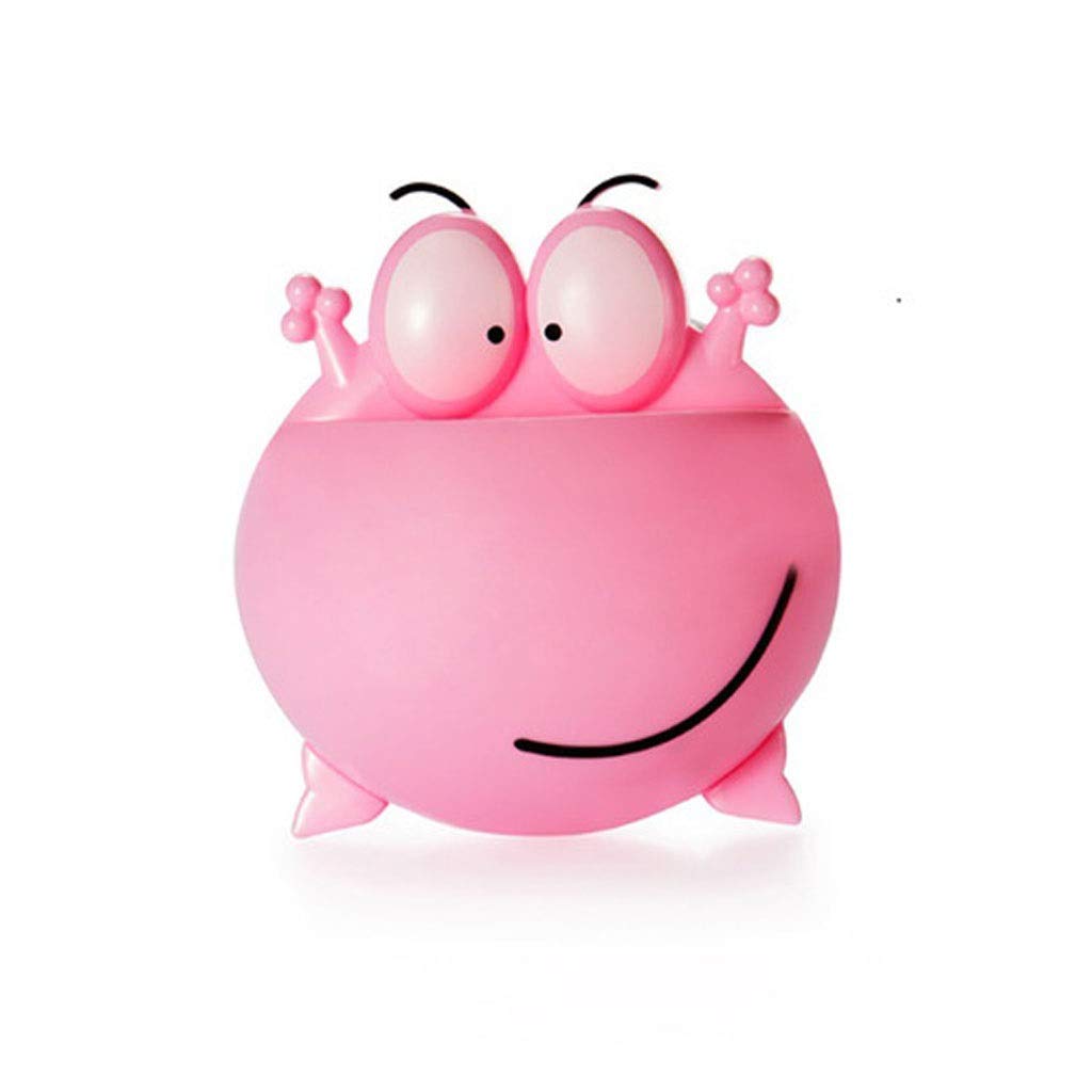 Cute Frog Toothbrush Holder with Suction Cups - Bathroom Wall Mount Shower Organizer for Toothbrushes, Razors & Accessories - Perfect for Kids & Adults Bathroom Decor (Color A)