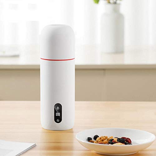 YYUYU Portable Electric Kettle - 500ml Smart Temperature Control Travel Thermos for Coffee, Tea & Hot Water | Perfect for Office, Camping & Road Trips