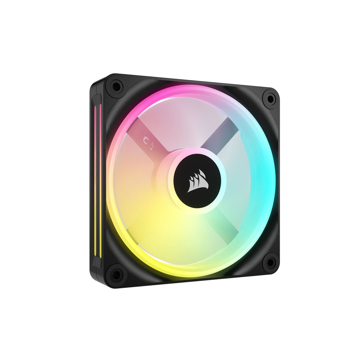 Corsair iCUE LINK QX120 RGB 120mm Magnetic Dome RGB Cooling Fan - Single Pack for PC Gaming, Case Cooling & Custom RGB Builds