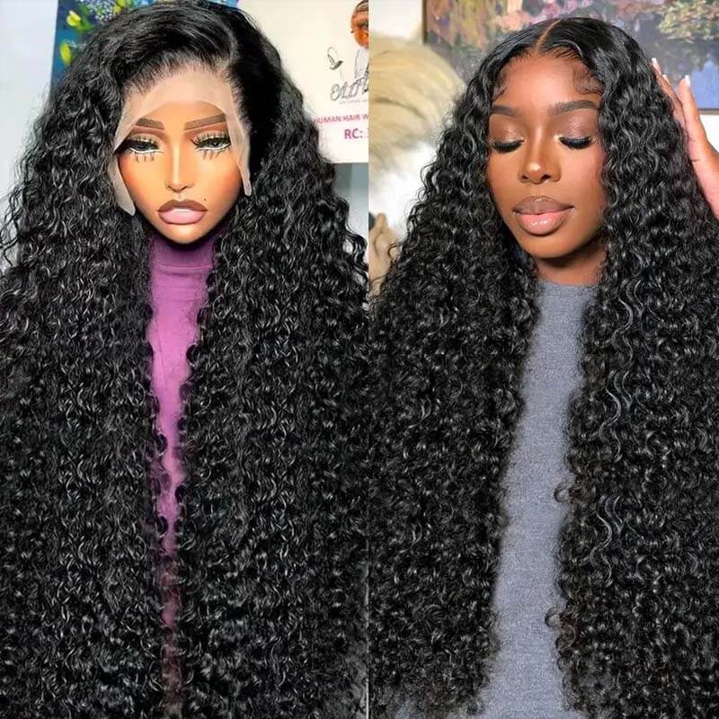 Eullair No-Sew 5x5 13x4 13x6 Lace Front Wigs - Straight/Body Wave/Deep Wave/Curly Human Hair 200% Density | Perfect for Daily Wear, Parties & Special Occasions