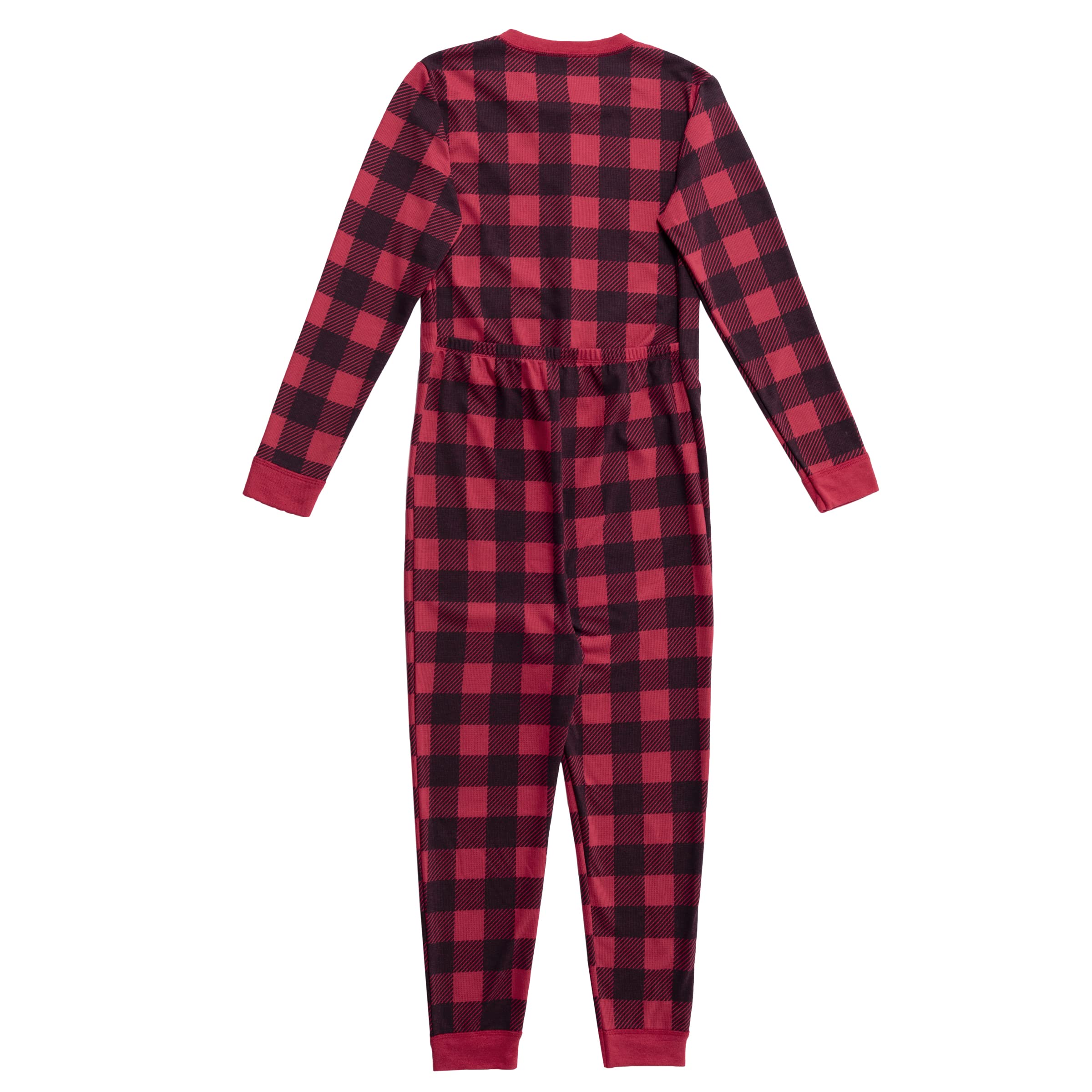 Fruit of the Loom Kids' Premium Thermal Waffle Union Suit - Warm One-Piece Pajamas for Boys & Girls - Perfect for Winter Sleepwear, Cold Weather & Cozy Indoor Activities