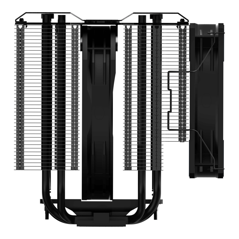 Cooler Master MAM D8PN 318PK R1 CM MA824 Stealth CPU Cooler - High Performance Quiet Cooling for Gaming PCs and Workstations (5-Year Warranty) - Perfect for Overclocking and High-End Computing