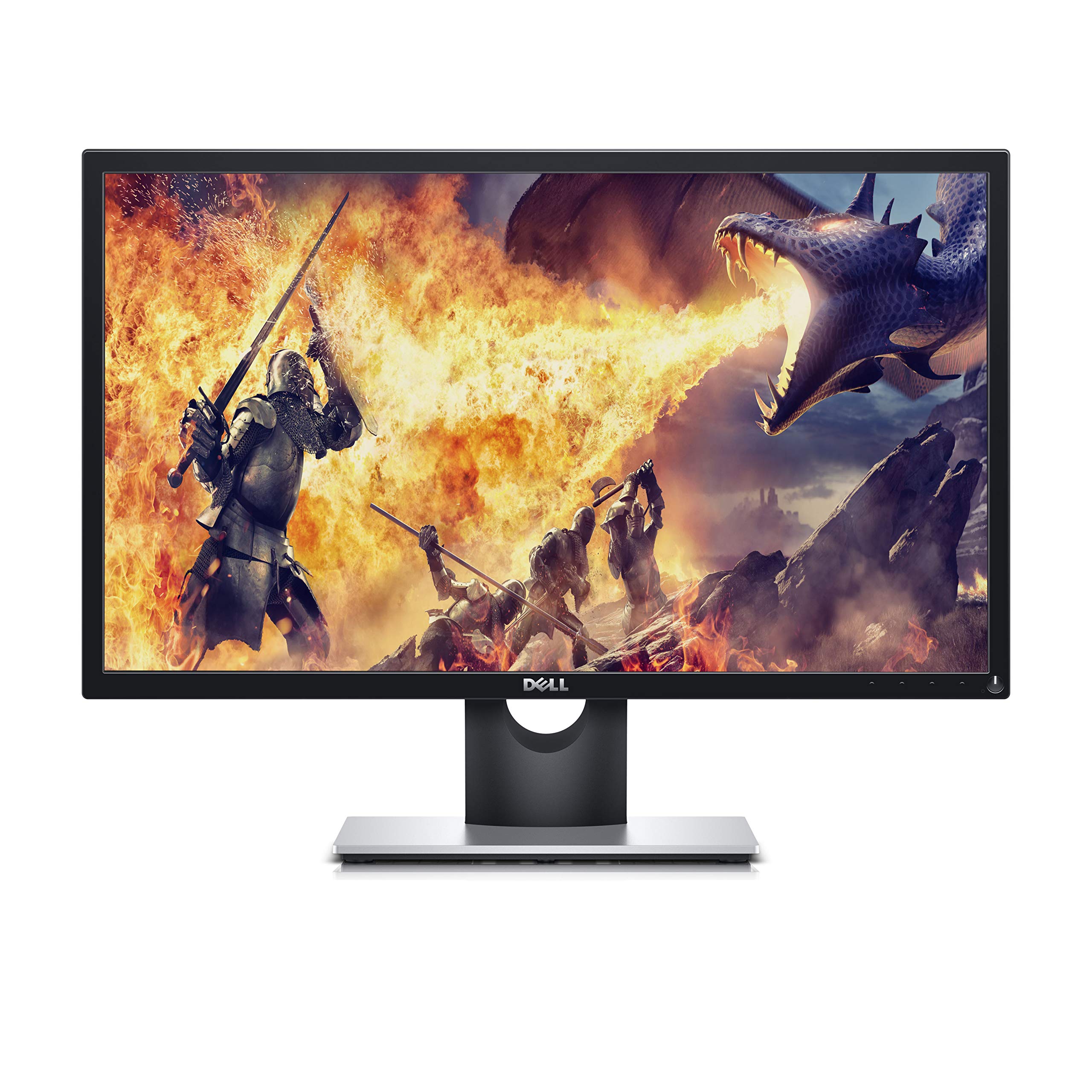 Dell SE2417HGX 24 Inch Full HD 1080p Gaming Monitor with AMD Radeon FreeSync Technology - Smooth Gameplay for PC, PS5, Xbox Series X | S