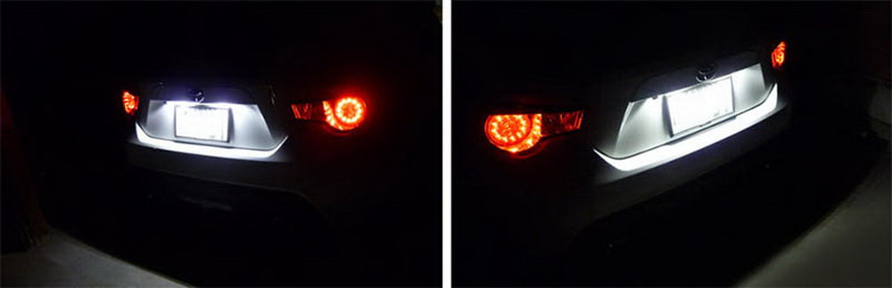 2 Pack Xenon White SMD LED Bulbs - 168 194 2825 Compatible Car License Plate Lights - Super Bright Replacement for Vehicle Interior & Exterior Lighting - Perfect for Night Driving and Enhanced Visibility