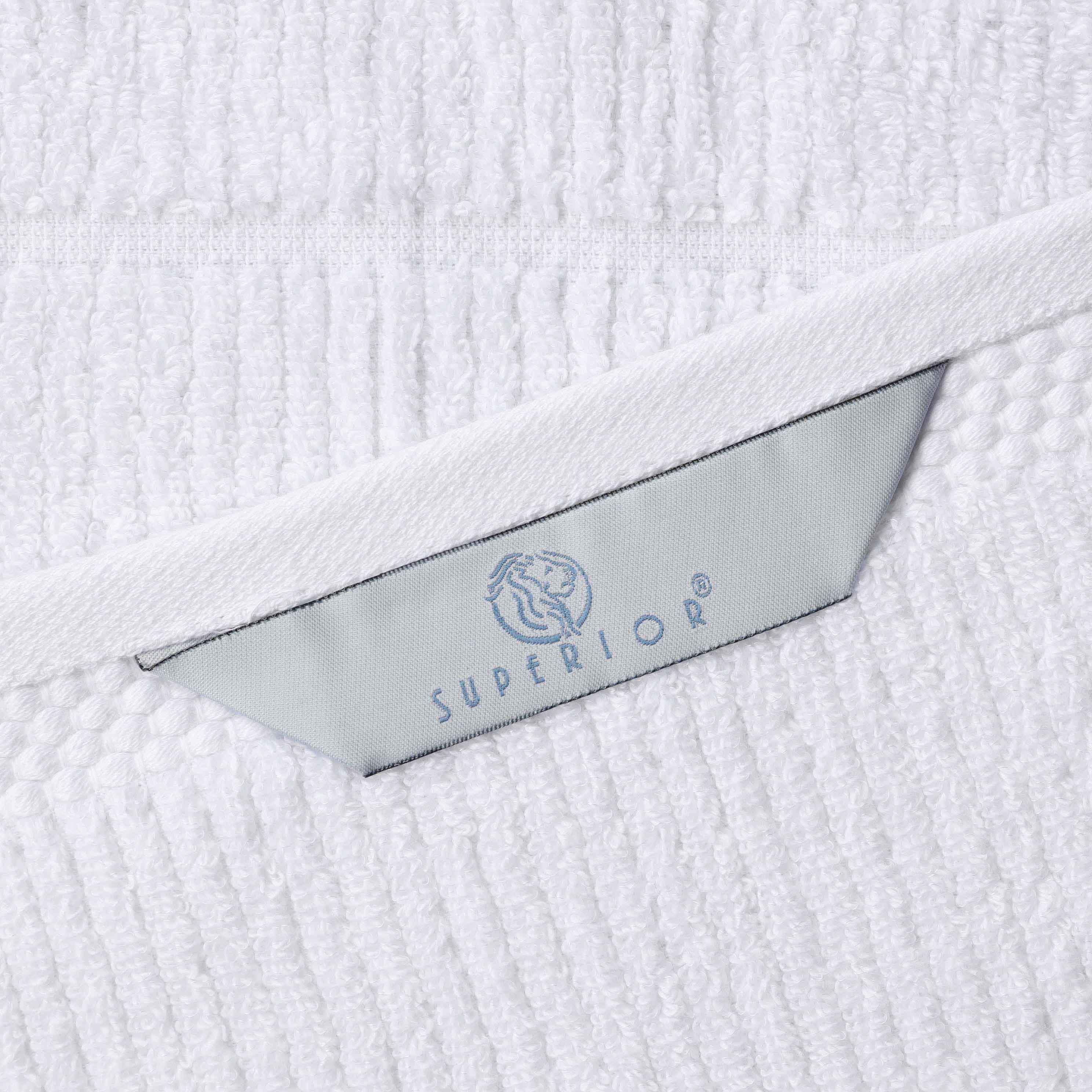 Milo Smart Twist Cotton Solid Ribbed Design Bath Sheets, Set of 2 - Ultra Soft & Absorbent Luxury Towels for Spa, Bathroom & Beach Use