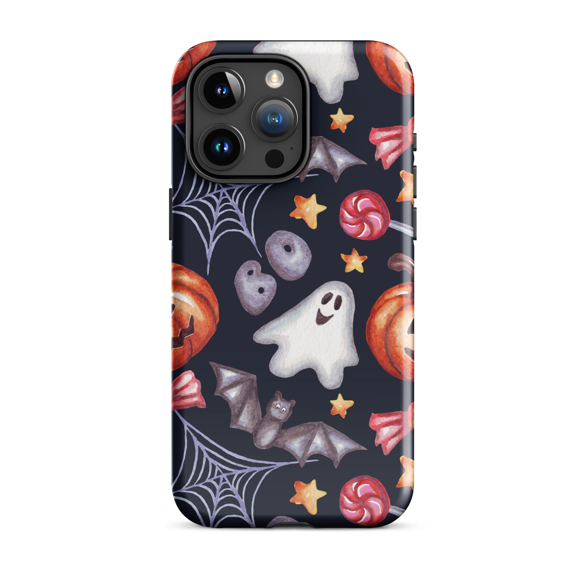 Premium Spooky Charm iPhone Case - Cute & Durable Protective Cover for iPhone 13/14/15, Perfect for Halloween, Parties & Everyday Use