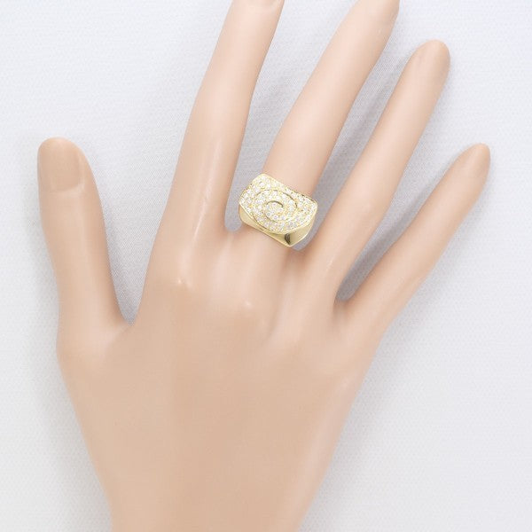 18K Yellow Gold Diamond Ring for Women - Elegant Wedding, Engagement & Anniversary Jewelry Gift - Perfect for Special Occasions & Everyday Luxury