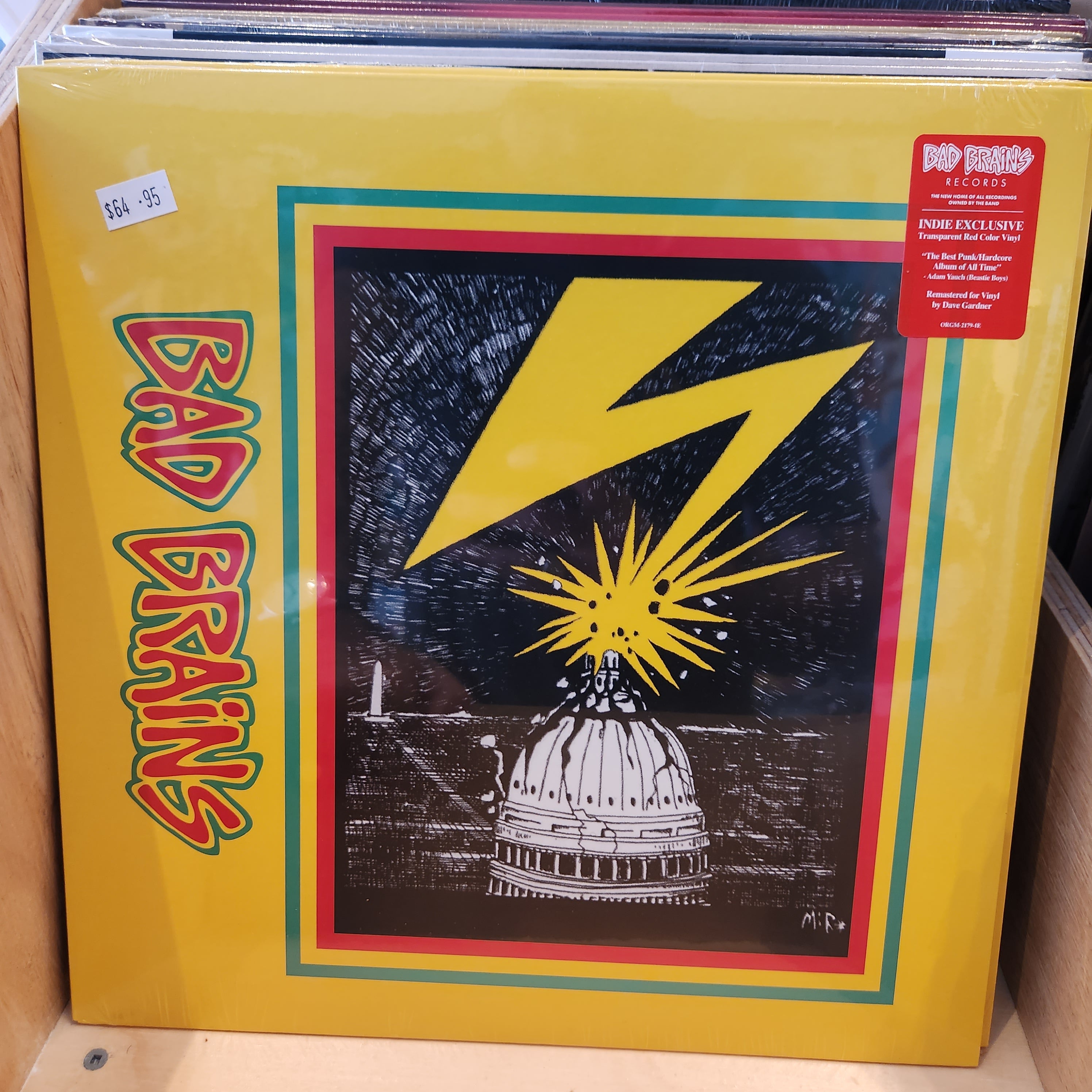 Bad Brains Vinyl LP Record - Punk Rock & Hardcore Music Album - Perfect for Collectors and Music Enthusiasts | Great for Home Listening, Gifts, and Vinyl Collections