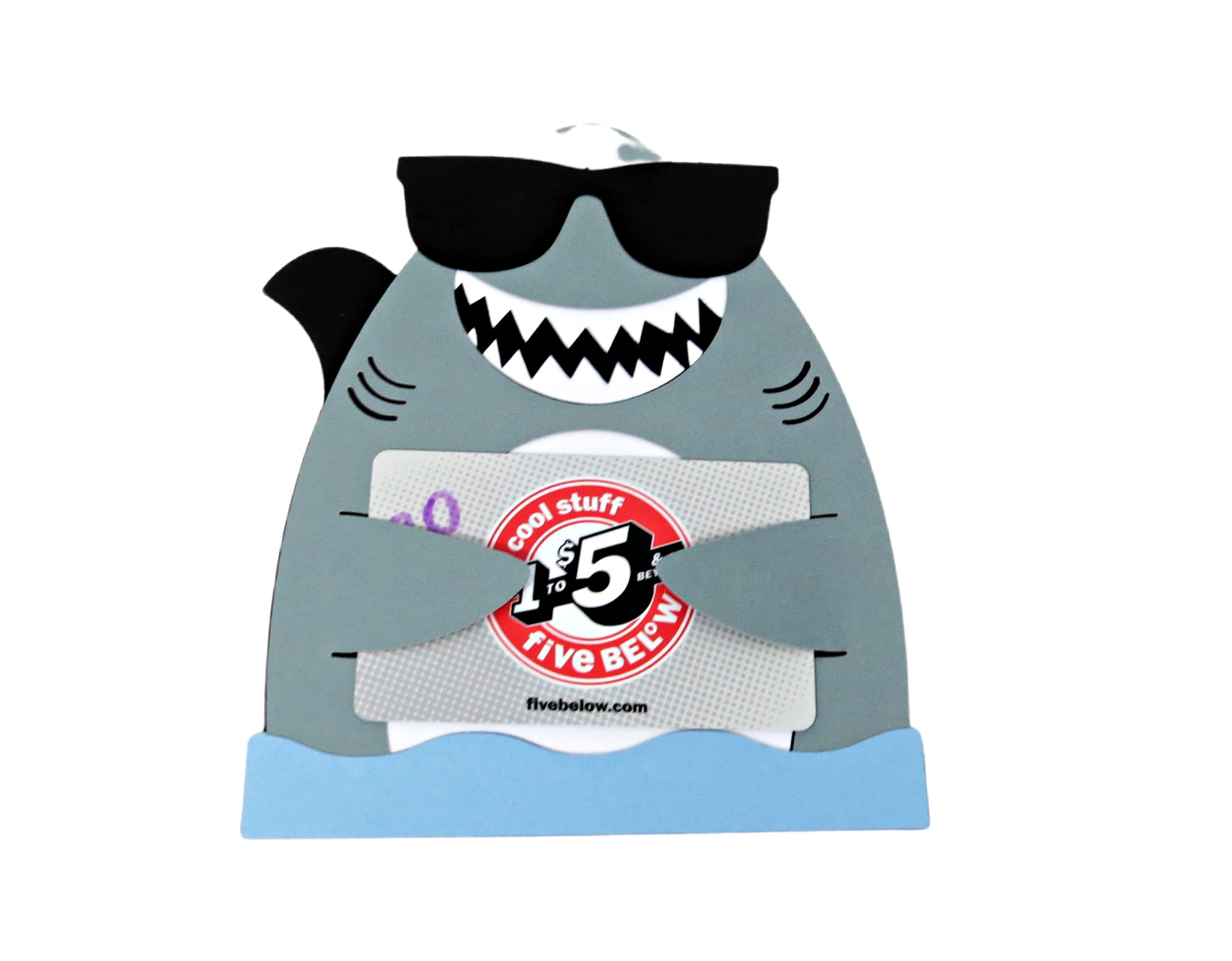 Shark Themed Birthday Gift Card Holder for Boys - Unique Money & Greeting Card Holder - Perfect Kids Birthday Present for Parties & Special Occasions