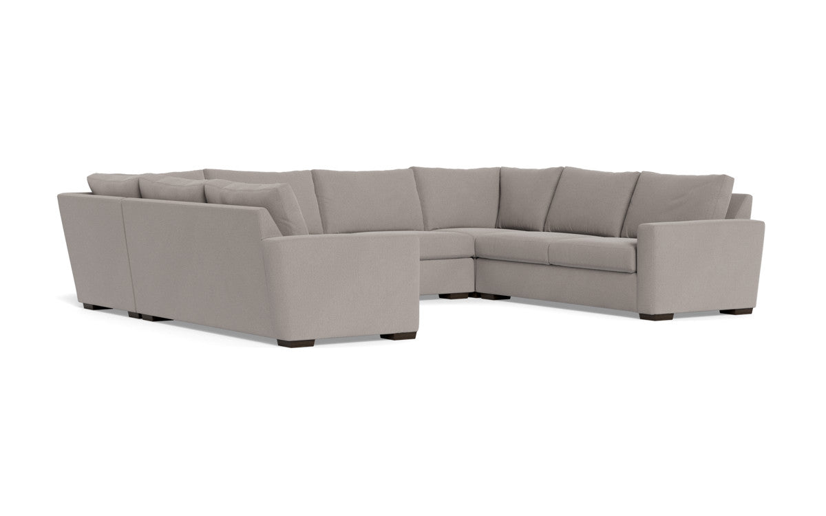 Modern U-Shaped Sectional Sofa for Living Room - Comfortable Fabric L-Shaped Couch with Chaise Lounge - Perfect for Small Spaces, Apartments, and Condos - Ideal for Family Gatherings, Movie Nights, and Relaxing