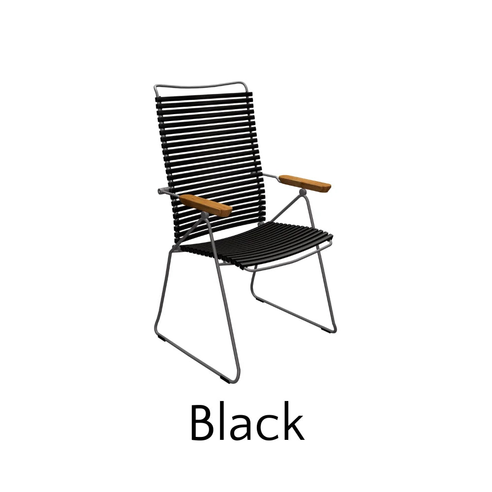 CLICK Outdoor Folding Camping Chair - Portable Lightweight Adjustable Reclining Lawn Chair for Beach, Picnic, Backyard, and Travel - Perfect for Relaxing Outdoors