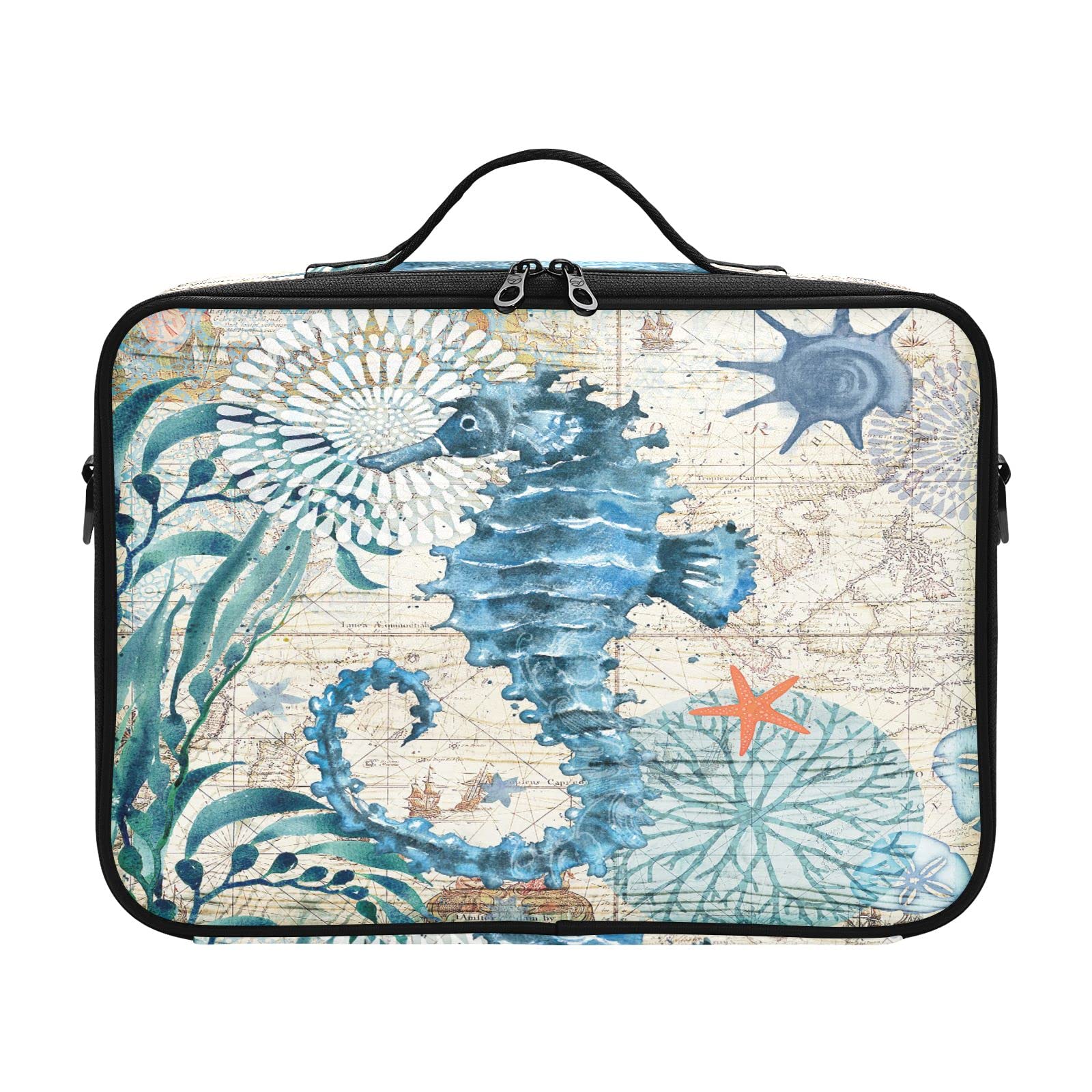 Modern Cow Texture Cosmetic Bag - Travel Organizer for Women & Girls, Perfect for Brushes & Toiletry Gifts
