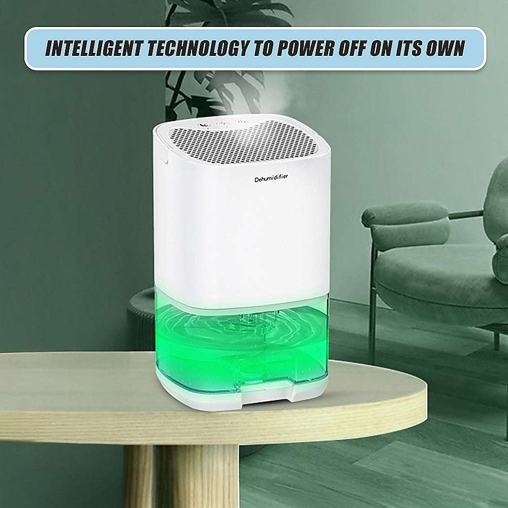1000ML Mini Dehumidifier - Portable Air Dryer for Home, Office & Closet - Compact Moisture Absorber Machine for Basement, Bathroom & Small Spaces