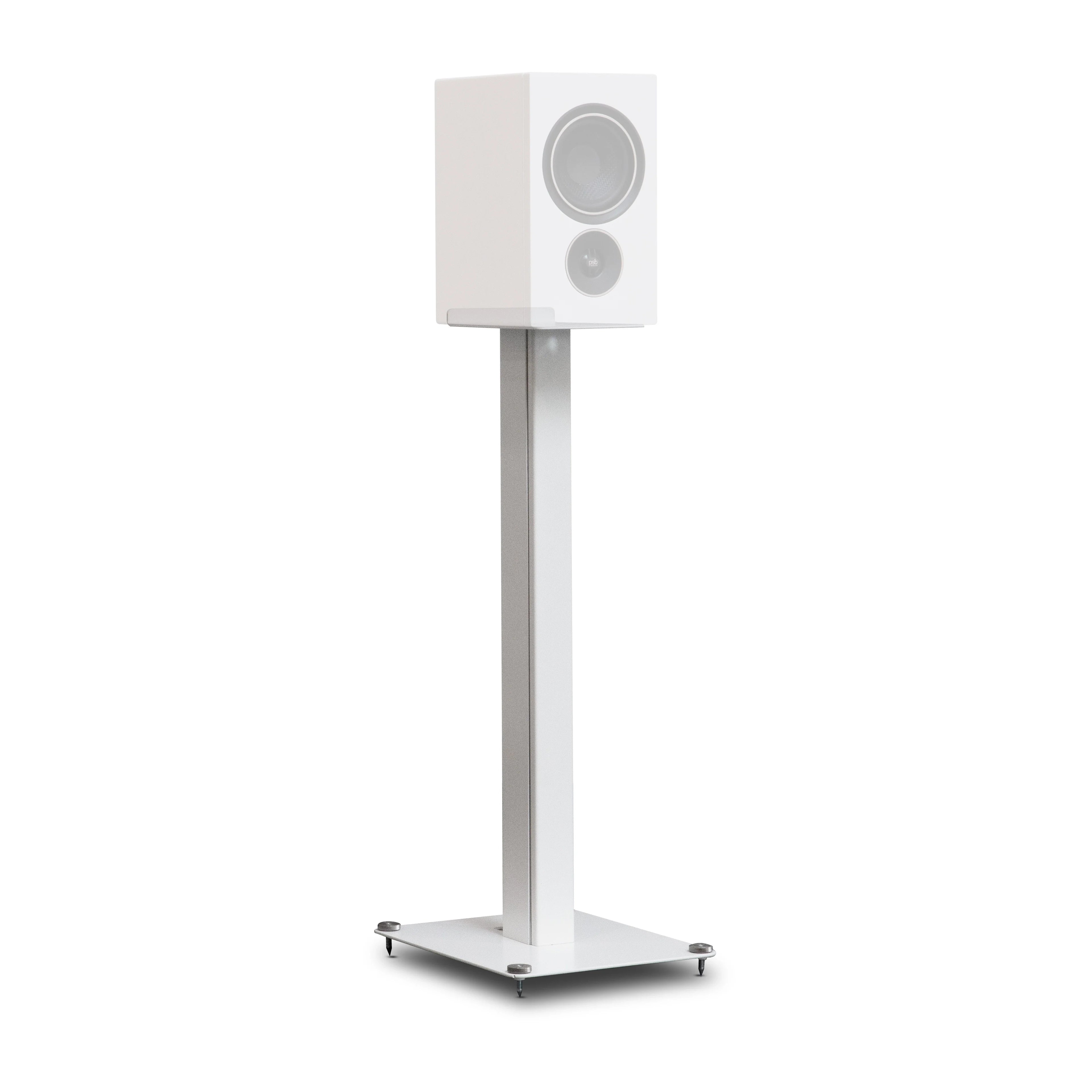 Alpha iQ Floor Stands (Pair) - Premium Speaker Stands for Home Theater & Studio - Perfect for Bookshelf Speakers & Audio Equipment