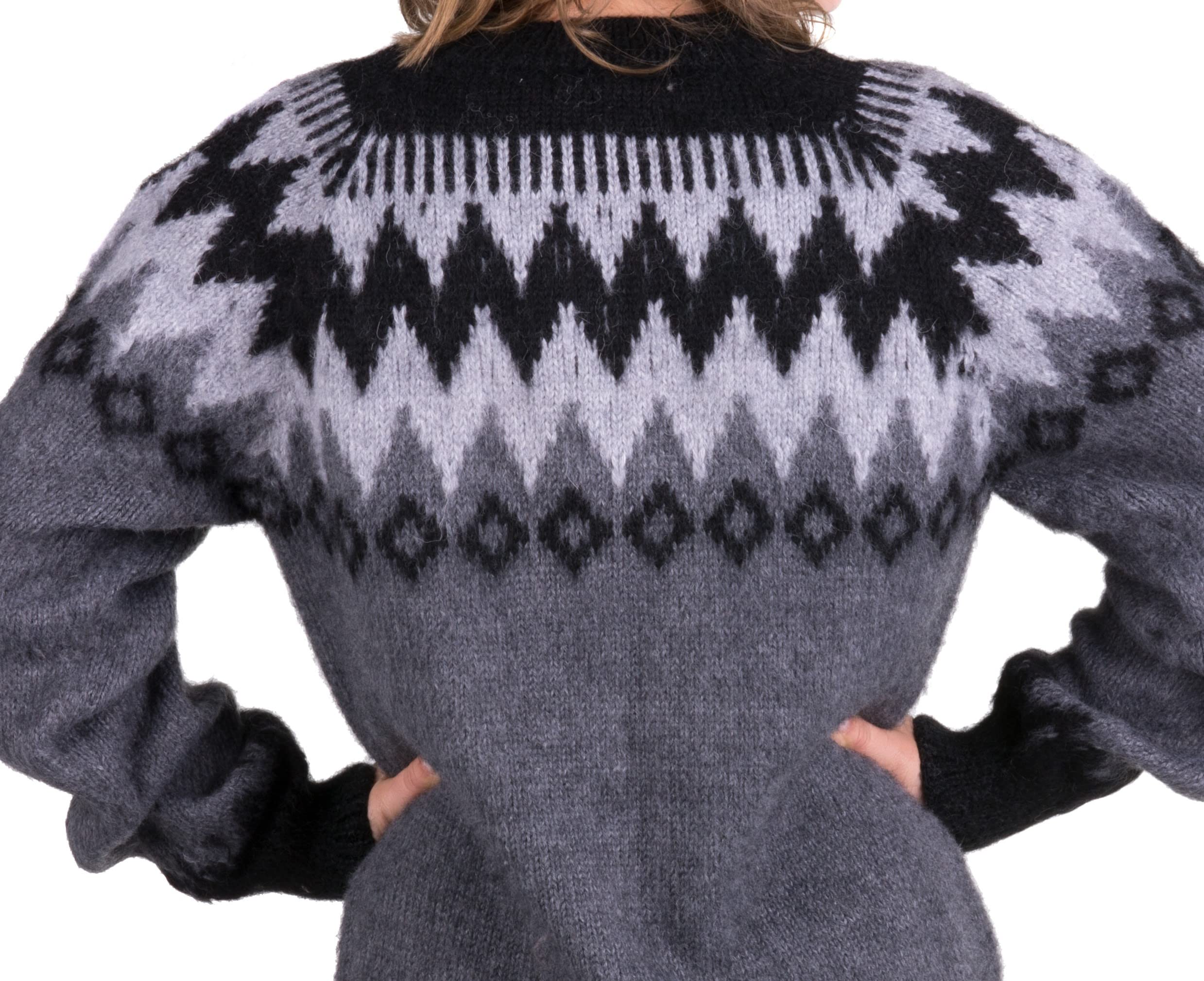 Gamboa Women's Alpaca Cardigan Sweater - Soft & Warm Knit Top for Ladies | Perfect for Fall, Winter & Casual Outfits