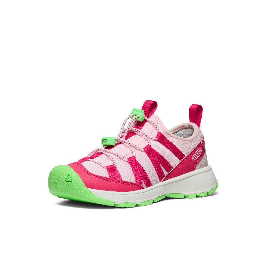 Motozoa Kids' Sneakers for Toddlers & Little Boys - Raspberry & Summer Green Colors - Perfect for Playtime, School & Outdoor Adventures