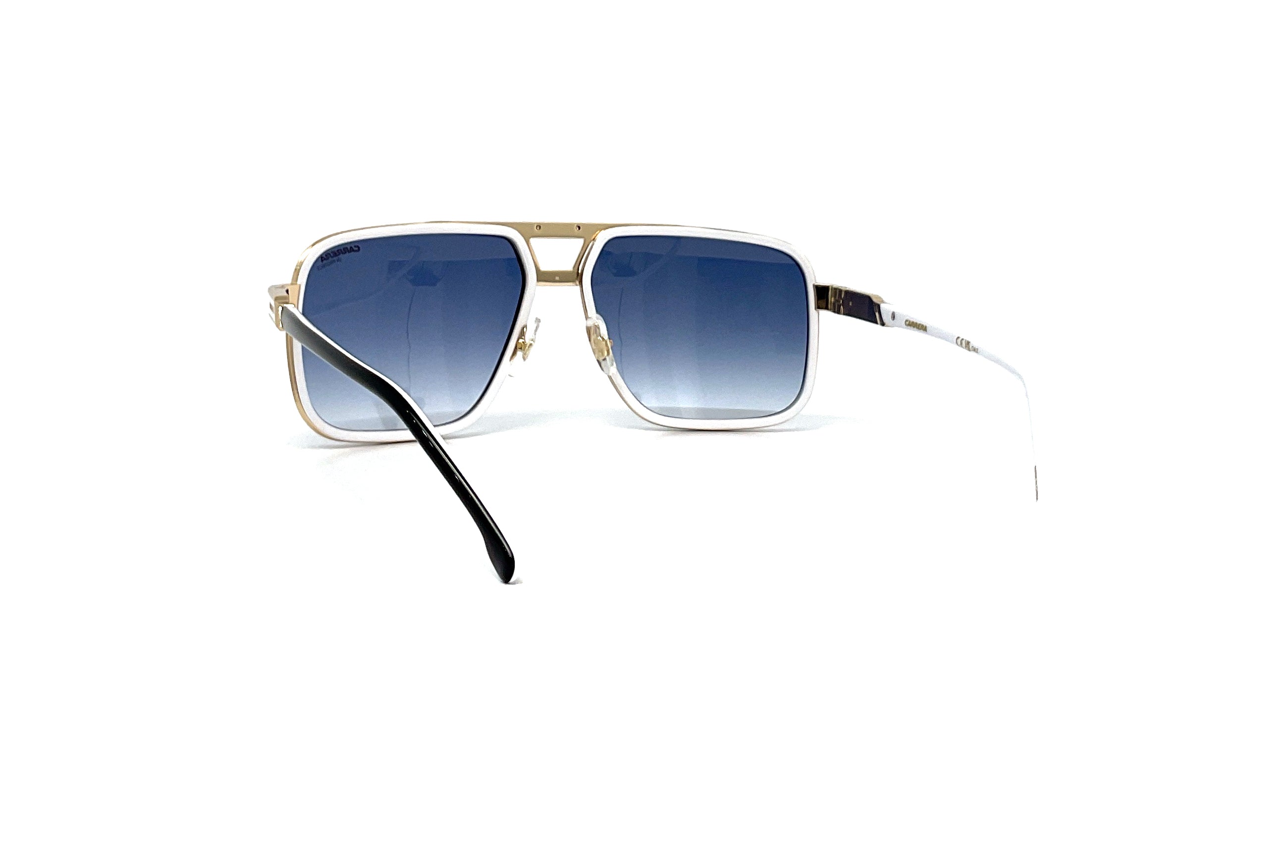 Carrera 1071/S Black & White Sunglasses - Polarized UV Protection for Men & Women - Perfect for Driving, Running, and Outdoor Activities