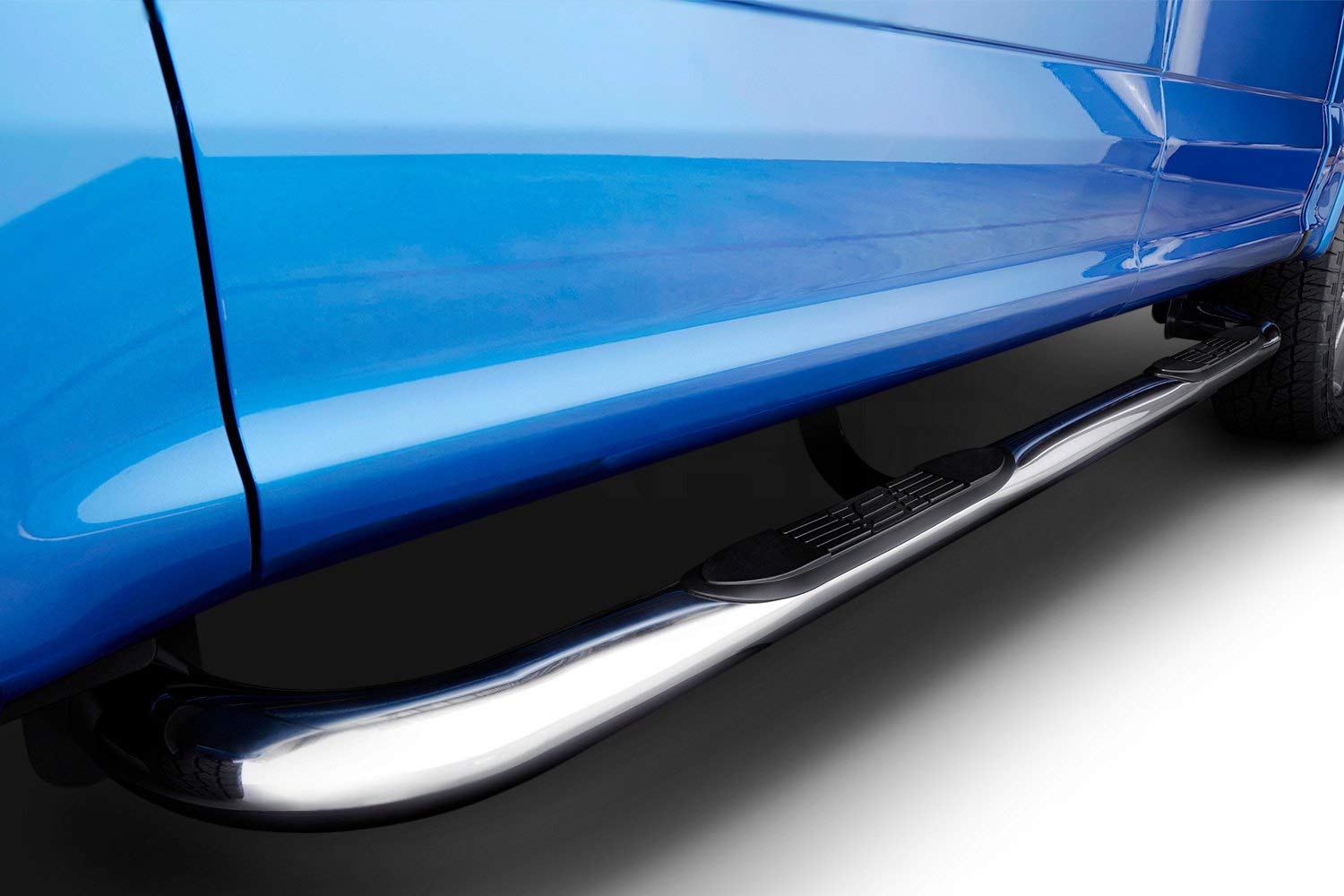 Steelcraft 240907 Black Powder Coated Nerf Bars - Heavy Duty Side Steps for Trucks & SUVs - Perfect for Off-Roading, Work & Daily Driving