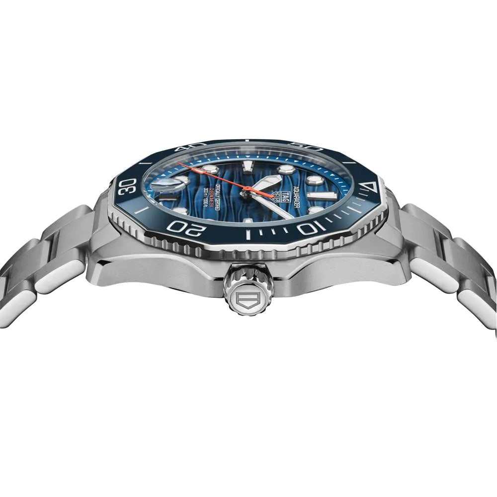 Tag Heuer Aquaracer 42mm Blue Automatic Men's Watch - Luxury Dive Watch for Men, Water Resistant 300M, Swiss Made, Perfect for Swimming, Diving & Everyday Wear
