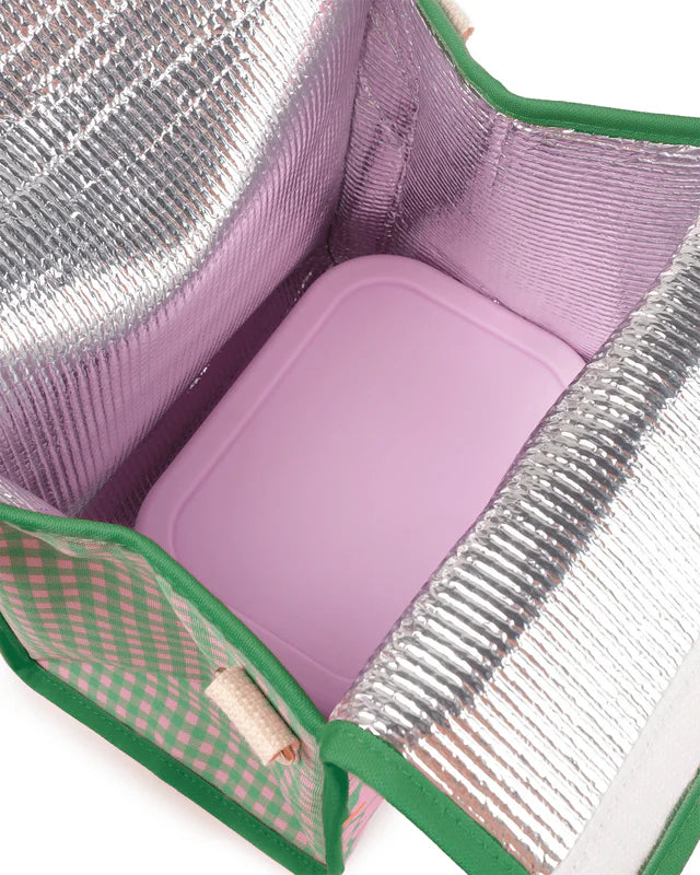 The Somewhere Co Blossom Lunch Satchel - Stylish Insulated Tote Bag for Work, Picnics & Daily Commute | Perfect for Office Lunch, Beach Outings & Shopping