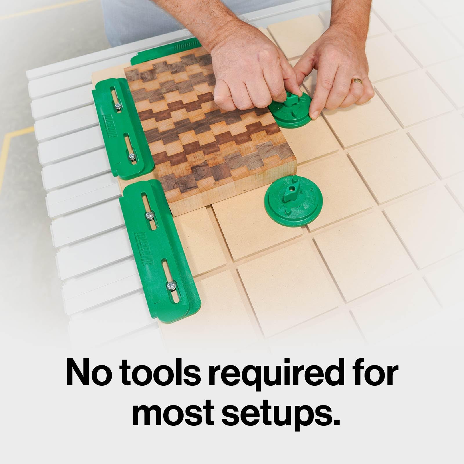 Micro Jig MatchFit CNC Clamping Kit - One-Hand Operation for Woodworking & DIY Projects | Perfect for Router Tables, CNC Machines & Workshop Precision Work