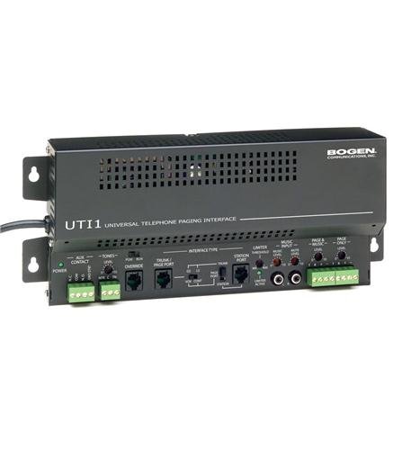 Bogen BG-UTI1 Single Zone Paging Controller - Commercial Audio System for Schools, Offices & Public Buildings