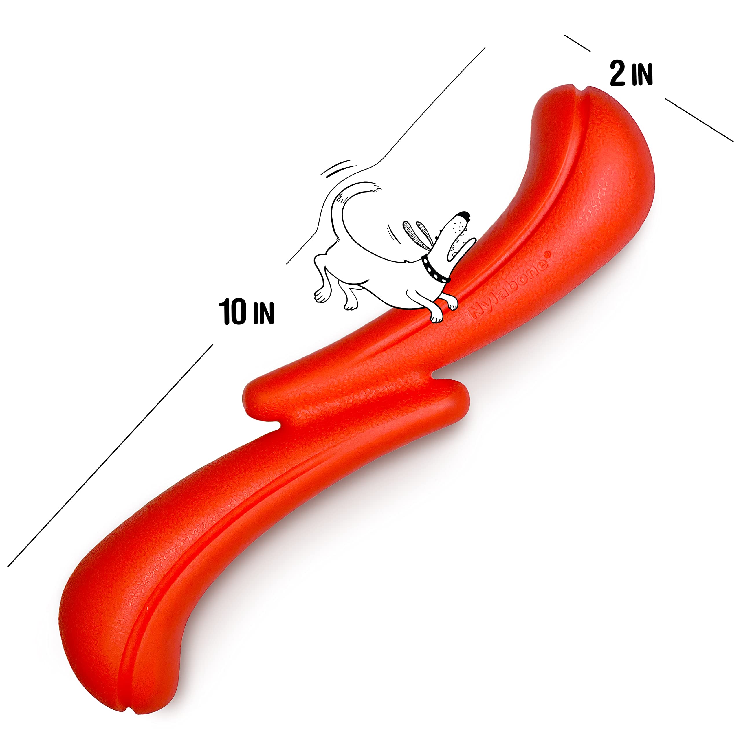 Nylabone Stik-GO Interactive Dog Toy - Lightweight Flexible Floating Fetch Toy for Creative Play & Exercise | Perfect for Beach, Pool & Outdoor Fun with Your Dog