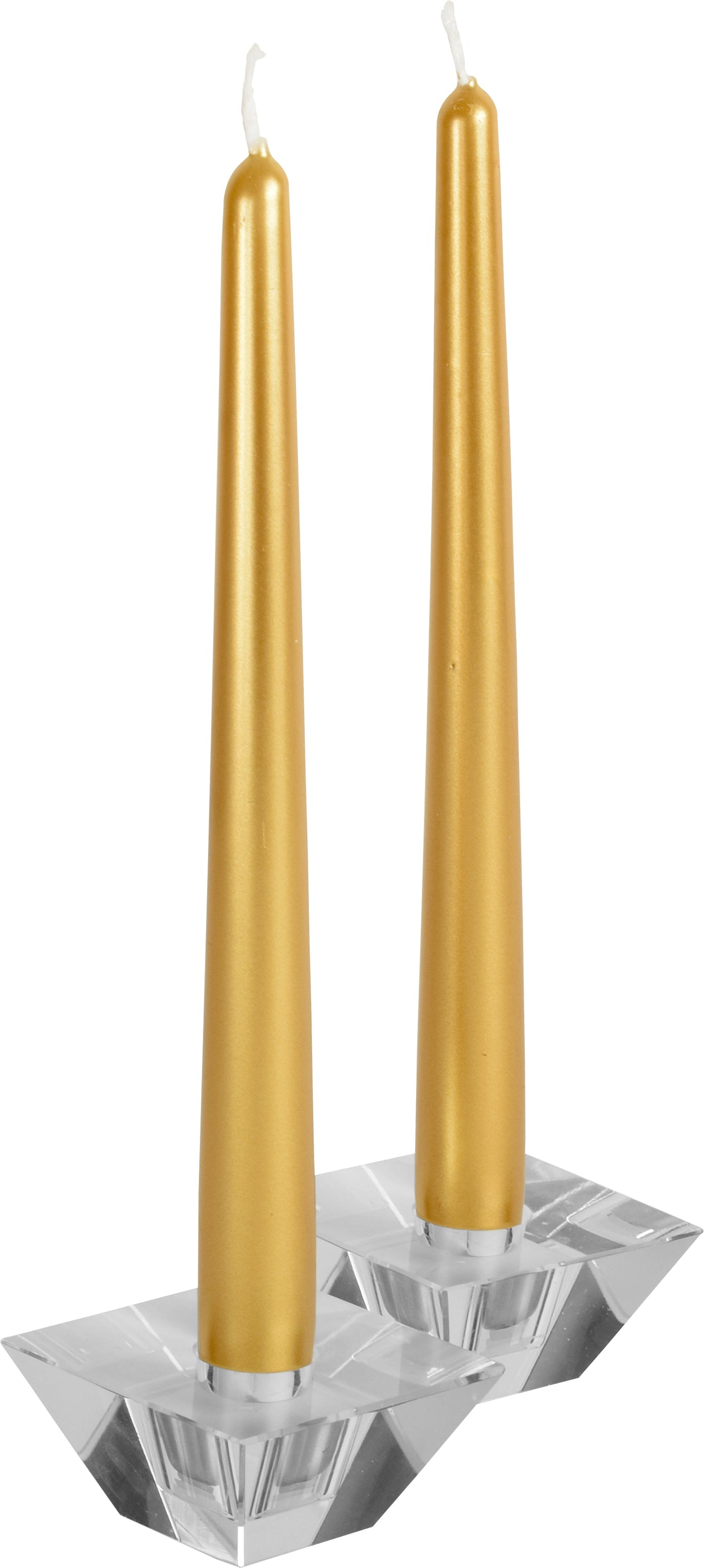 12 Inch Metallic Gold Taper Candles for Weddings, Parties & Home Decor - Elegant Long-Lasting Dinner Candles for Romantic Ambiance & Special Occasions