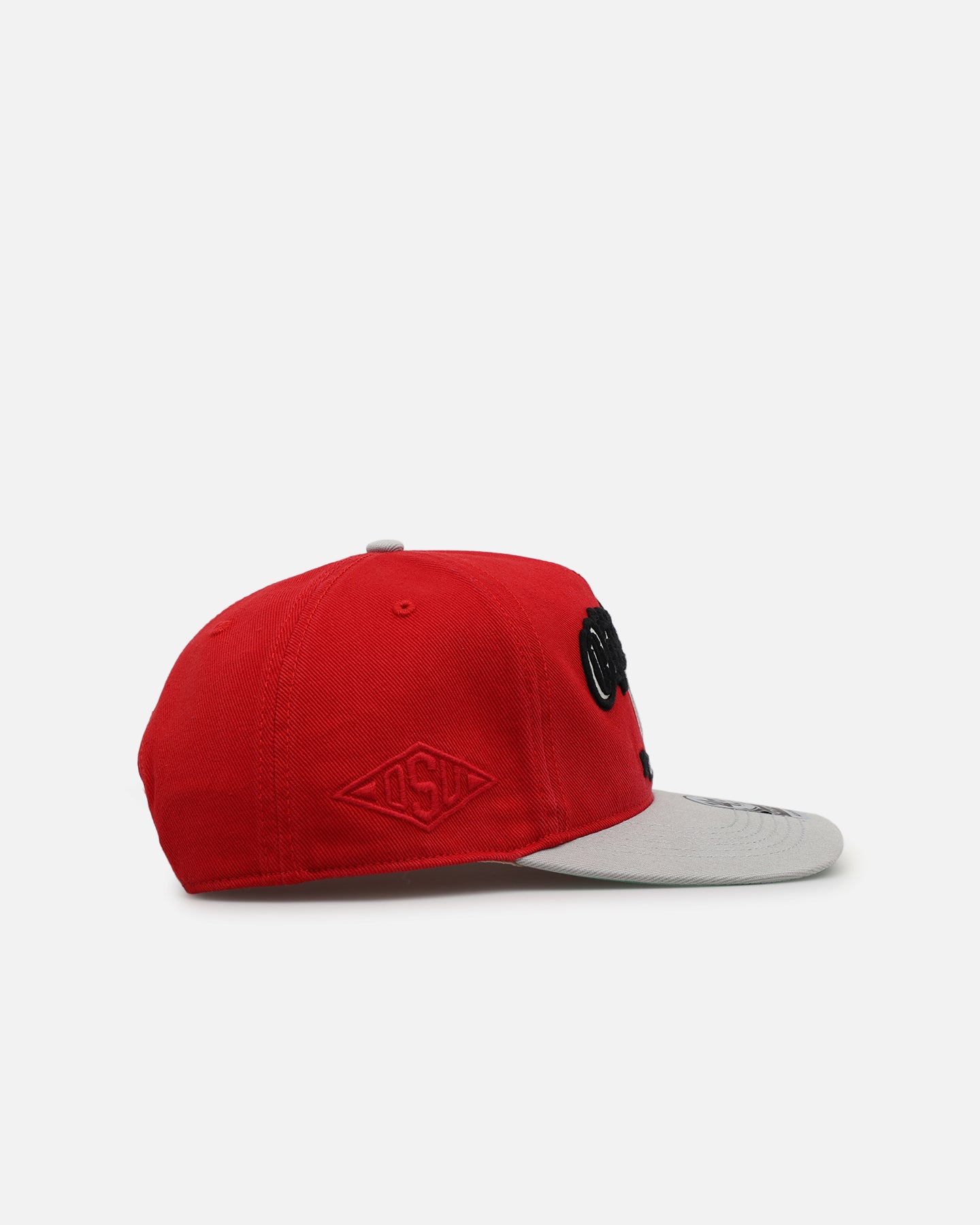 47 Brand Ohio State Buckeyes NCAA Trophy Case Premium Hitch Snapback Cap - Red Adjustable Baseball Hat for Men & Women, Perfect for Game Day, Sports Events and Casual Outfits