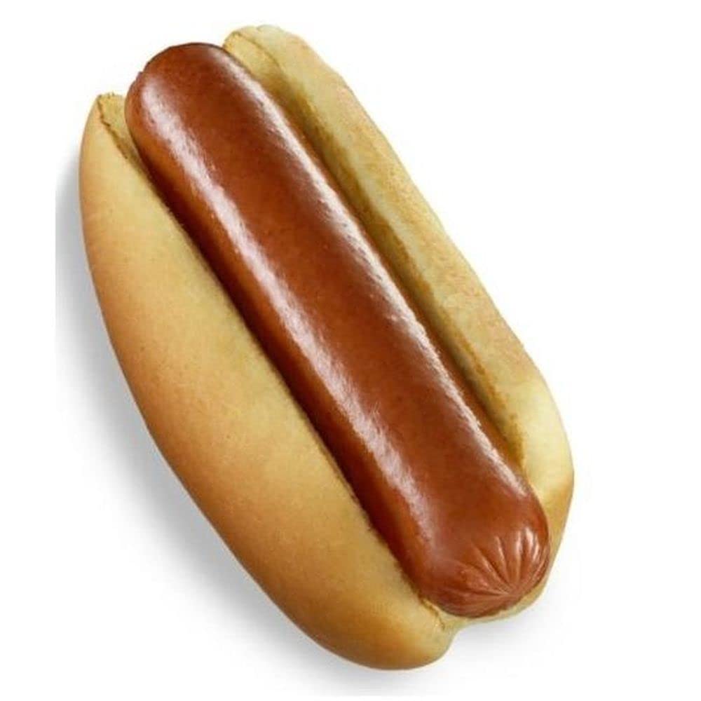 Eisenberg 6 Inch All Beef Hot Dogs, 80 oz (5 lbs) - Premium Quality Beef Franks for BBQ, Camping & Family Cookouts