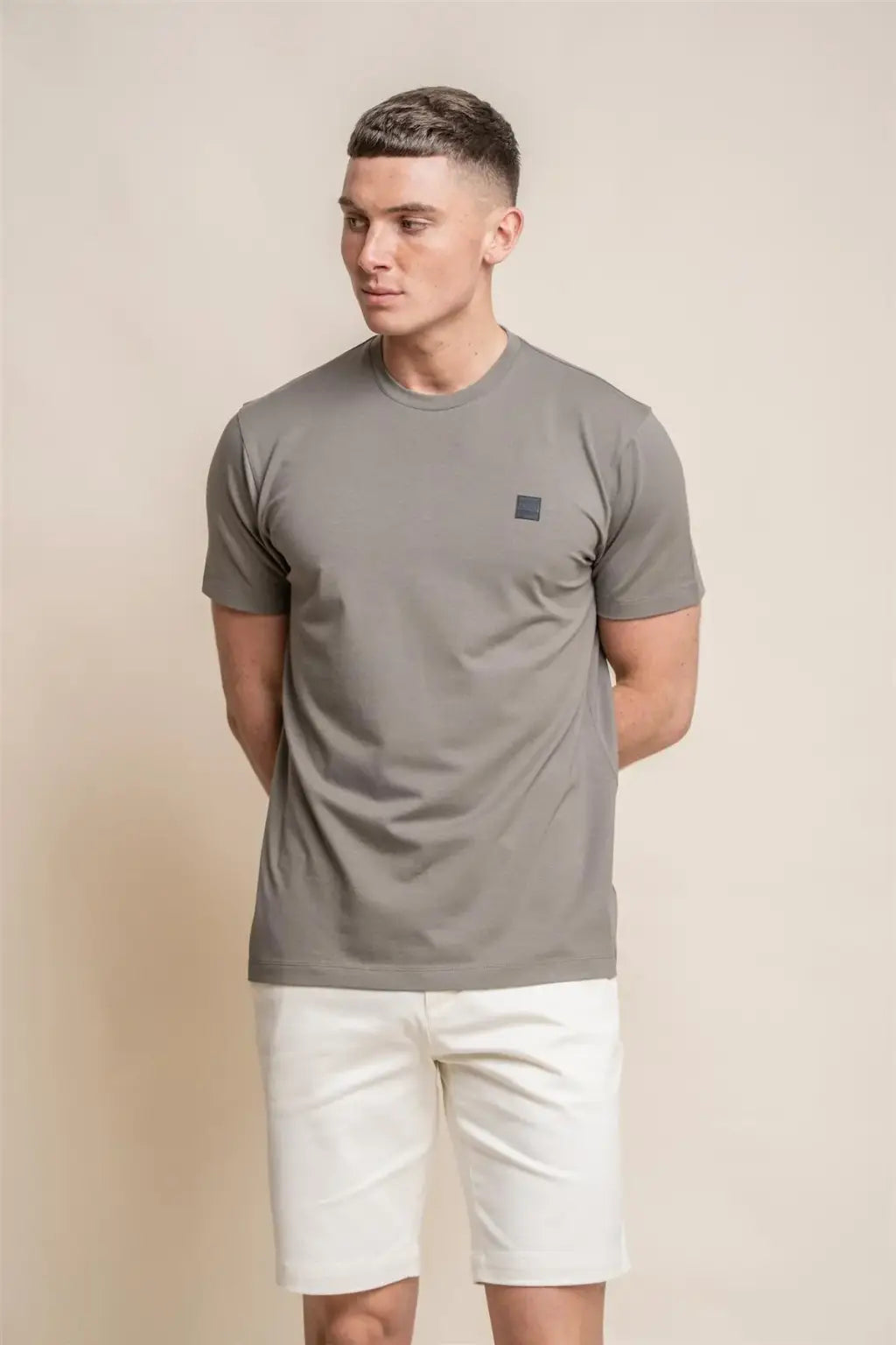 Cavani Men's Sage Bogart T-Shirt - Comfortable Cotton Casual Tee for Everyday Wear | Perfect for Work, Gym & Weekend Outfits