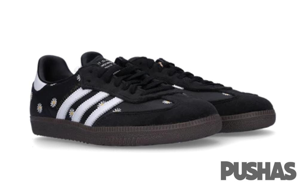 adidas Samba 'Atmos FACE' Sneakers 2022 - Classic White & Black Leather Shoes for Men & Women - Perfect for Casual Wear, Street Style & Everyday Comfort