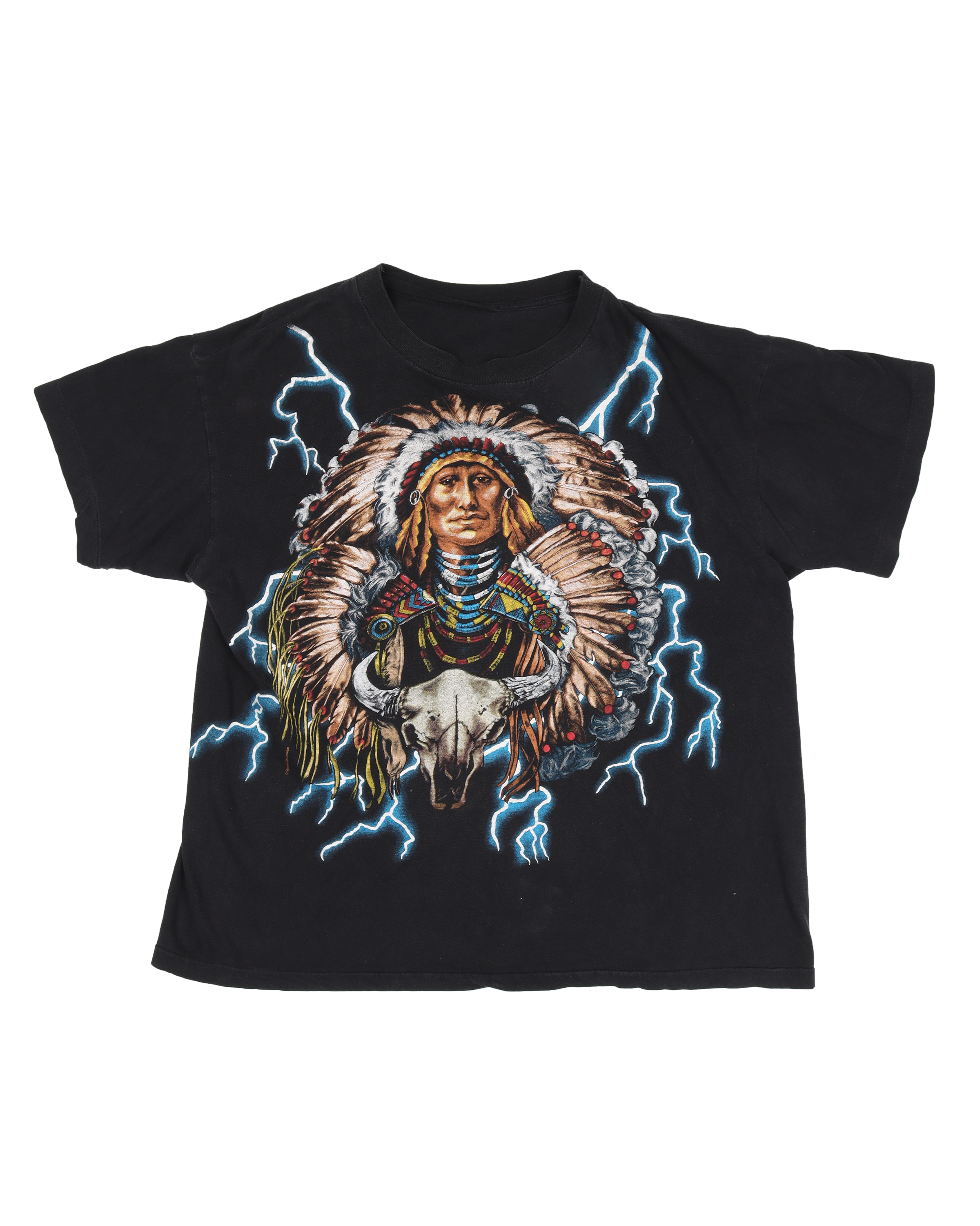 American Thunder Graphic T-Shirt for Men & Women - Vintage Style Cotton Tee - Perfect for Casual Wear, Street Fashion & Patriotic Events