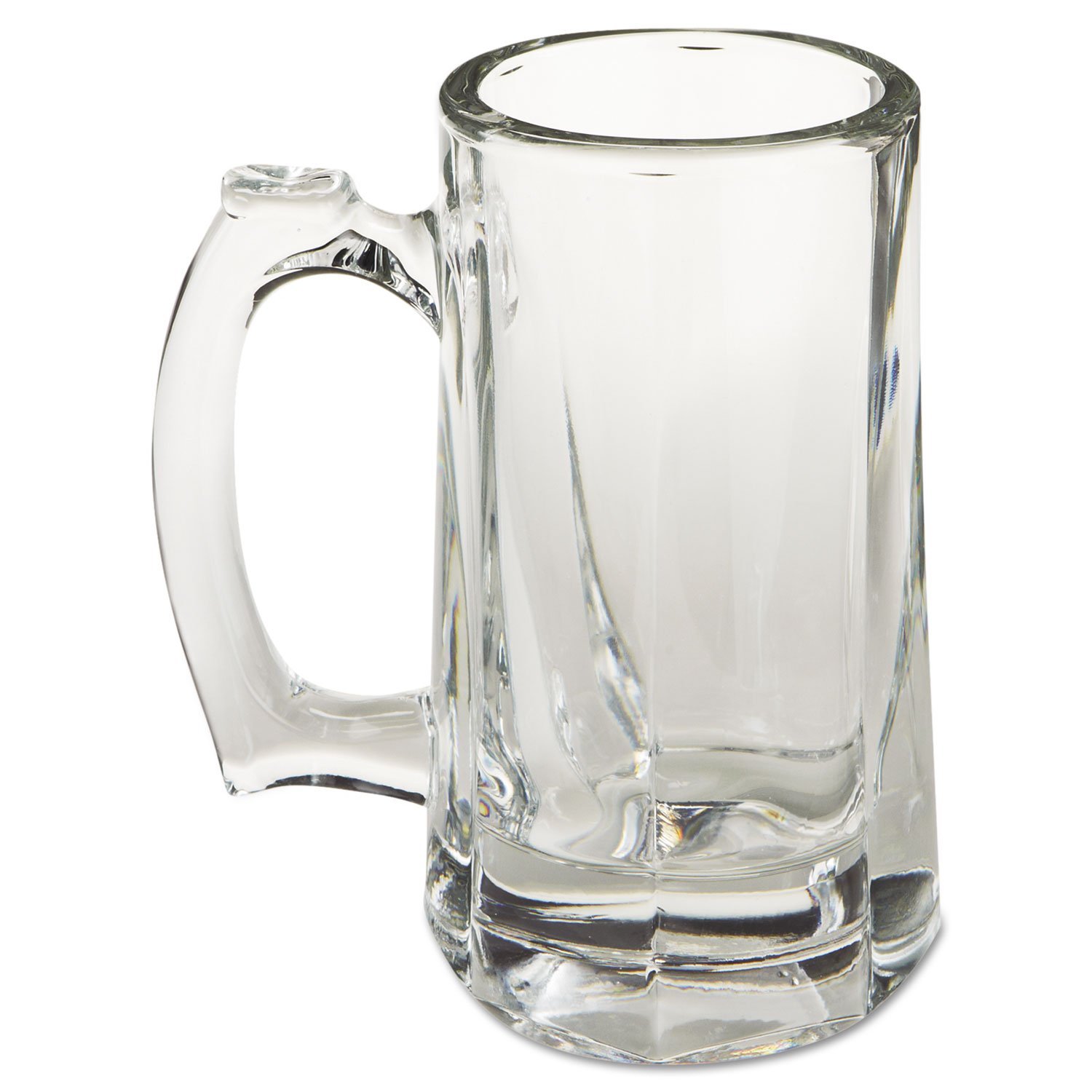 Libbey 12-oz Glass Beer Steins Set of 12 - Classic Pub Style Drinking Mugs for Beer, Ale, and Cider - Perfect for Parties, Bars, and Home Brewing Enthusiasts
