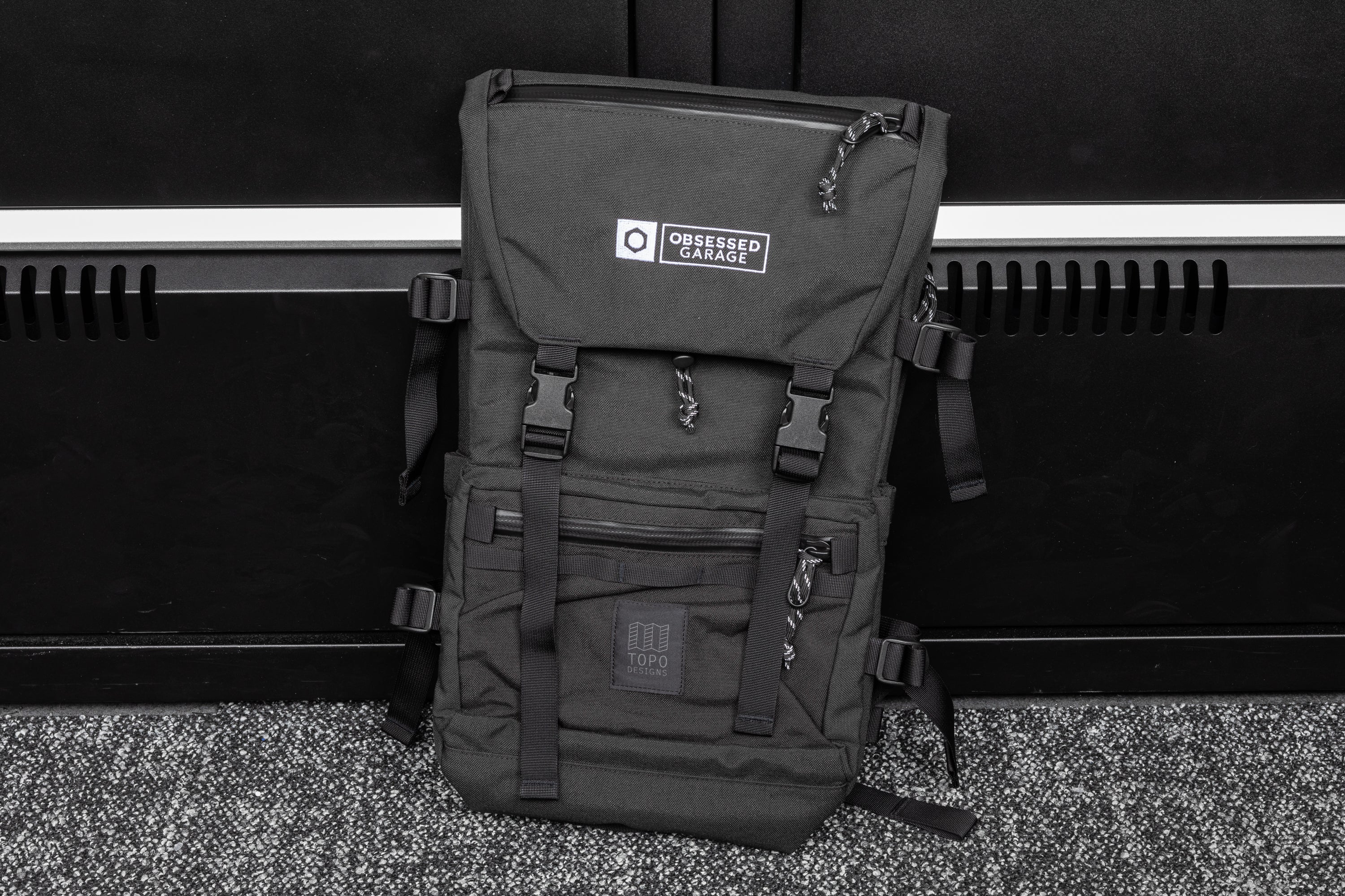 Obsessed Garage Backpack - Durable Waterproof Car Detailing Backpack for Tools & Supplies - Perfect for Auto Enthusiasts & Professional Detailers