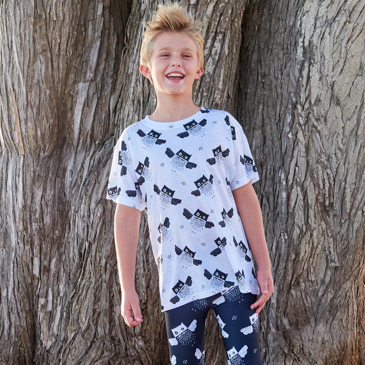 Stylish Kids Owls Graphic T-Shirt - Soft Cotton Tee for Boys & Girls - Perfect for School, Playdates & Casual Outfits