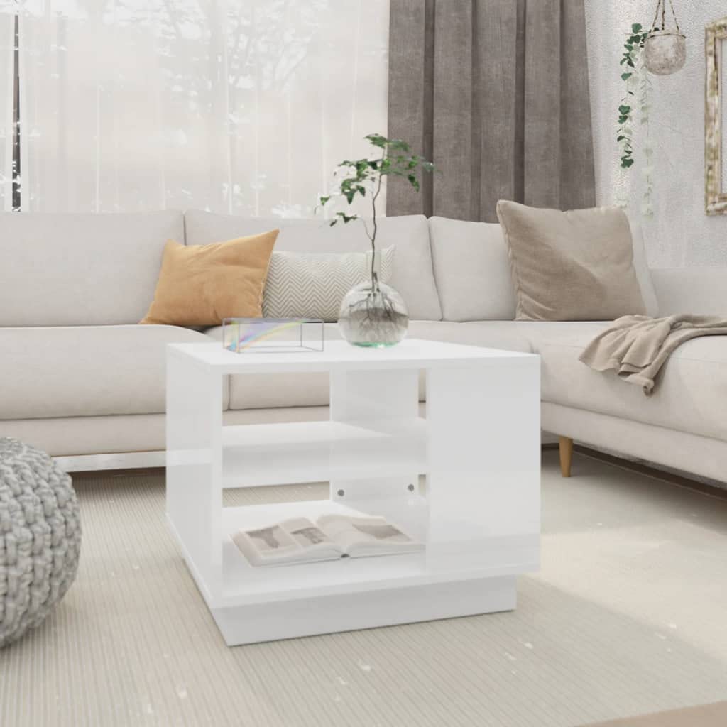 FAMIROSA Modern Coffee Table with Storage - 21.7
