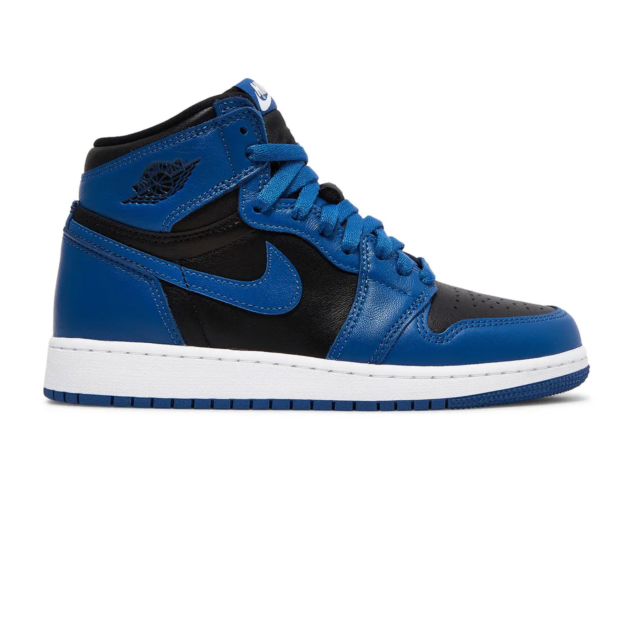 Air Jordan 1 Retro High OG 'Dark Marina Blue' GS Sneakers (2021) - Classic Basketball Shoes for Women & Girls - Perfect for Streetwear, Gym & Casual Fashion